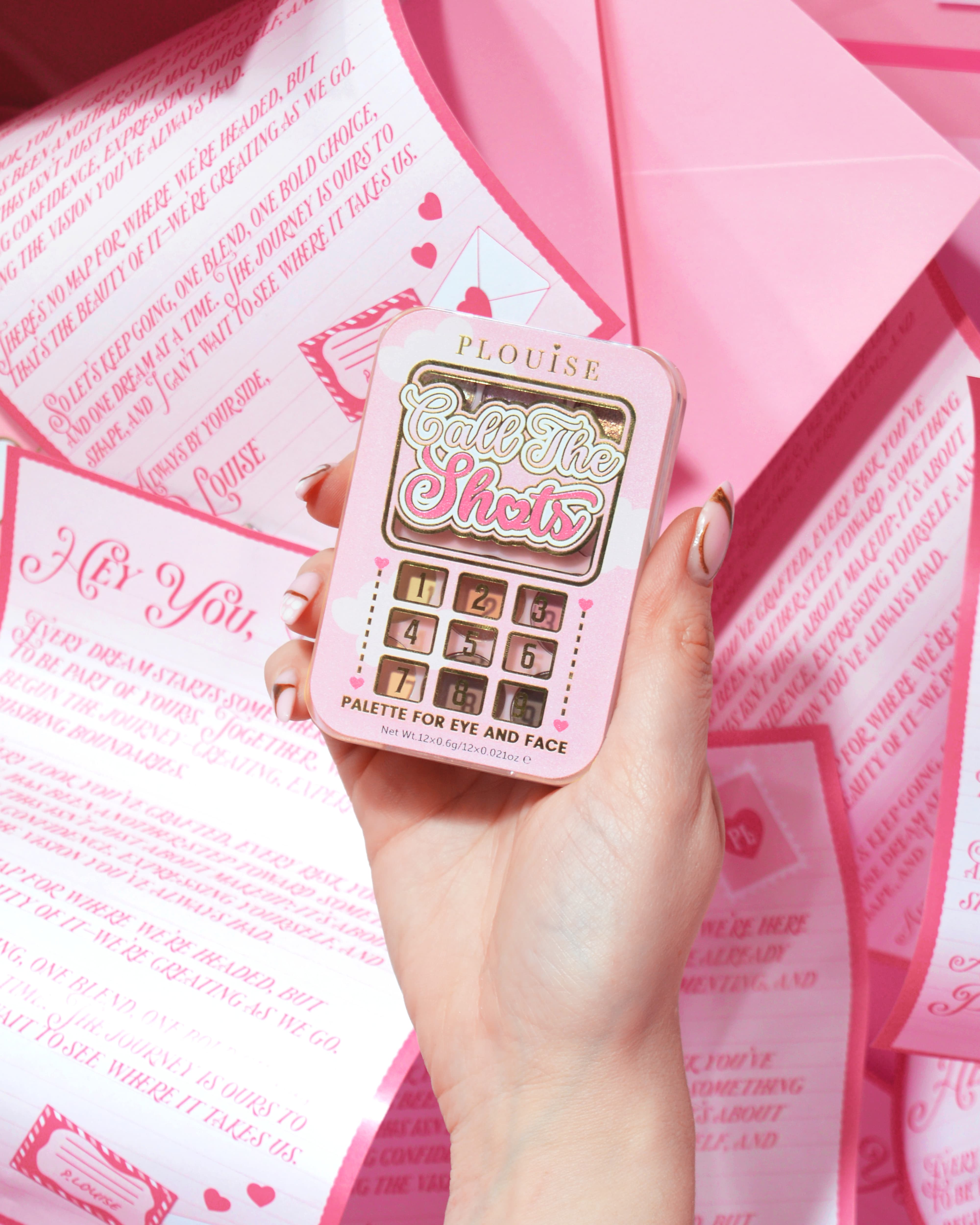 P.Louise Call The Shots Eyeshadow Palette - 9 Pigmented Matte & Shimmer Shades