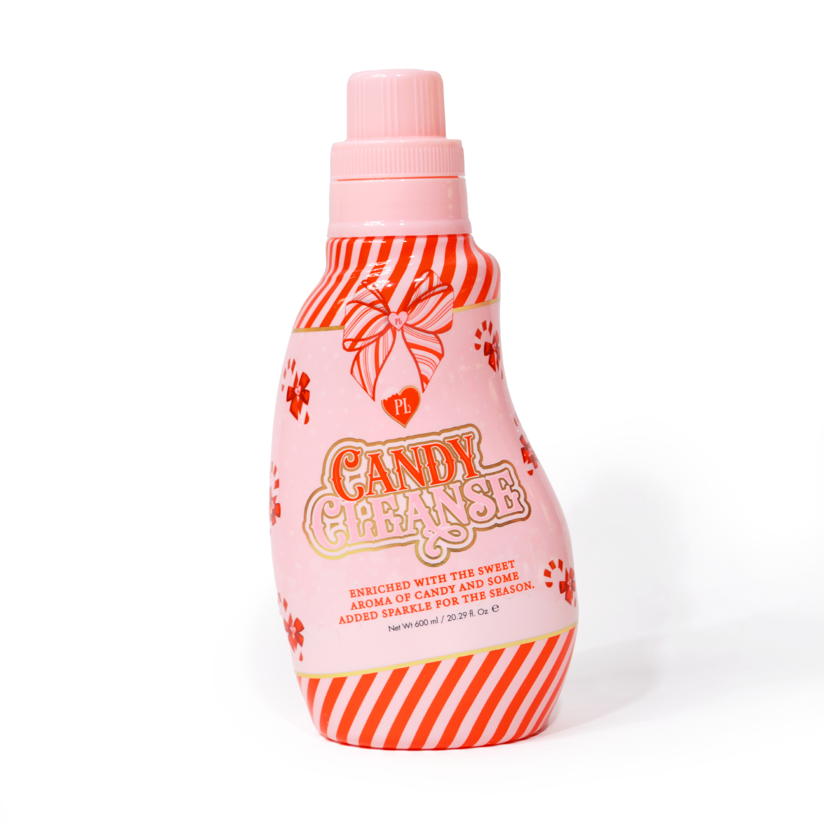 P.Louise Candy Cane Scented Body Wash - Berry Fresh Holiday Cleanse