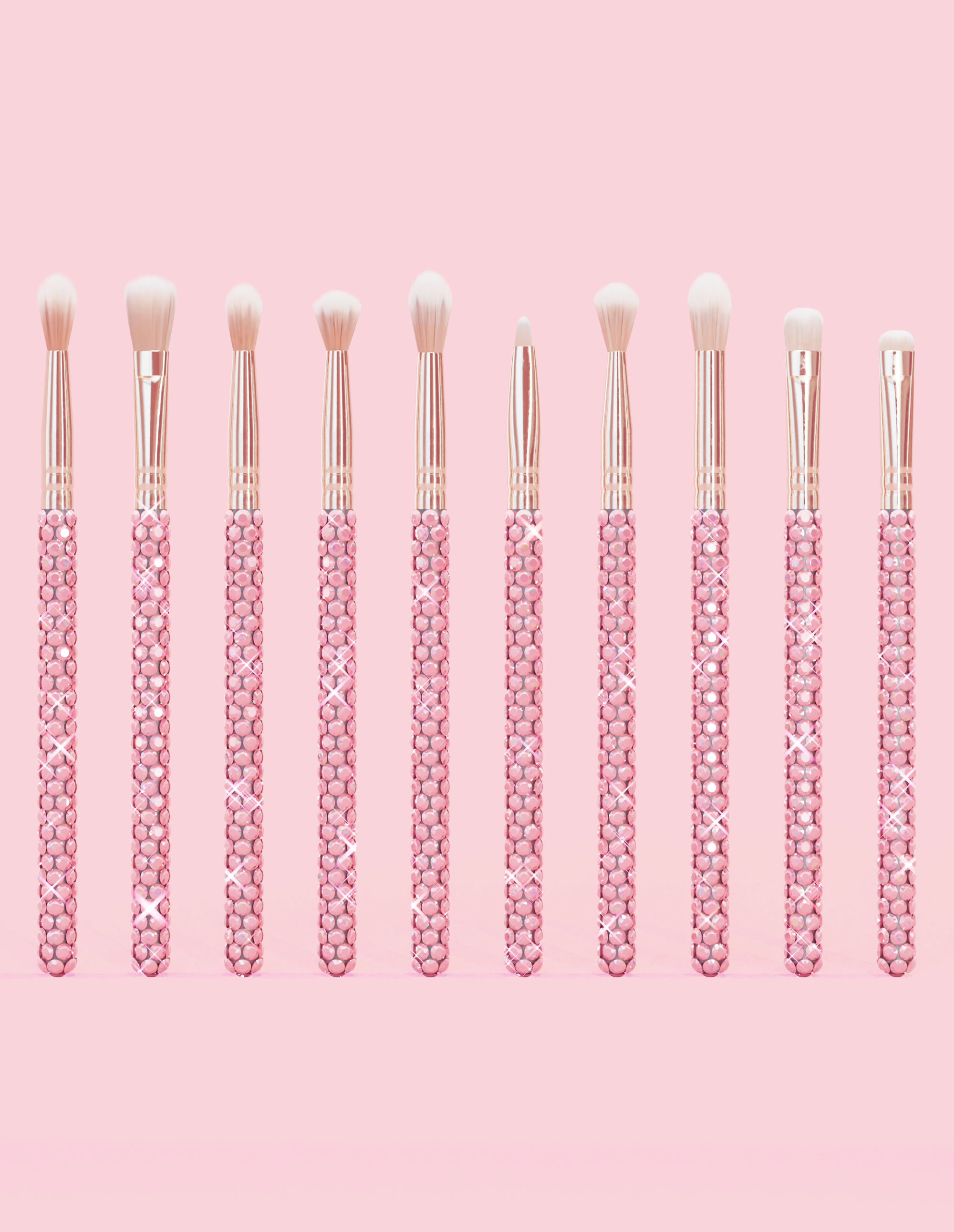 P.Louise 20-Piece Crystal Makeup Brush Set – Luxe Collection