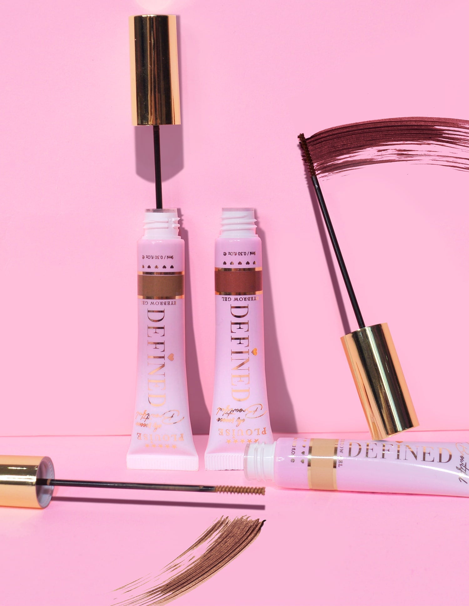 P.Louise Defined Eyebrow Gel - Slim Spoolie for Precise Brows