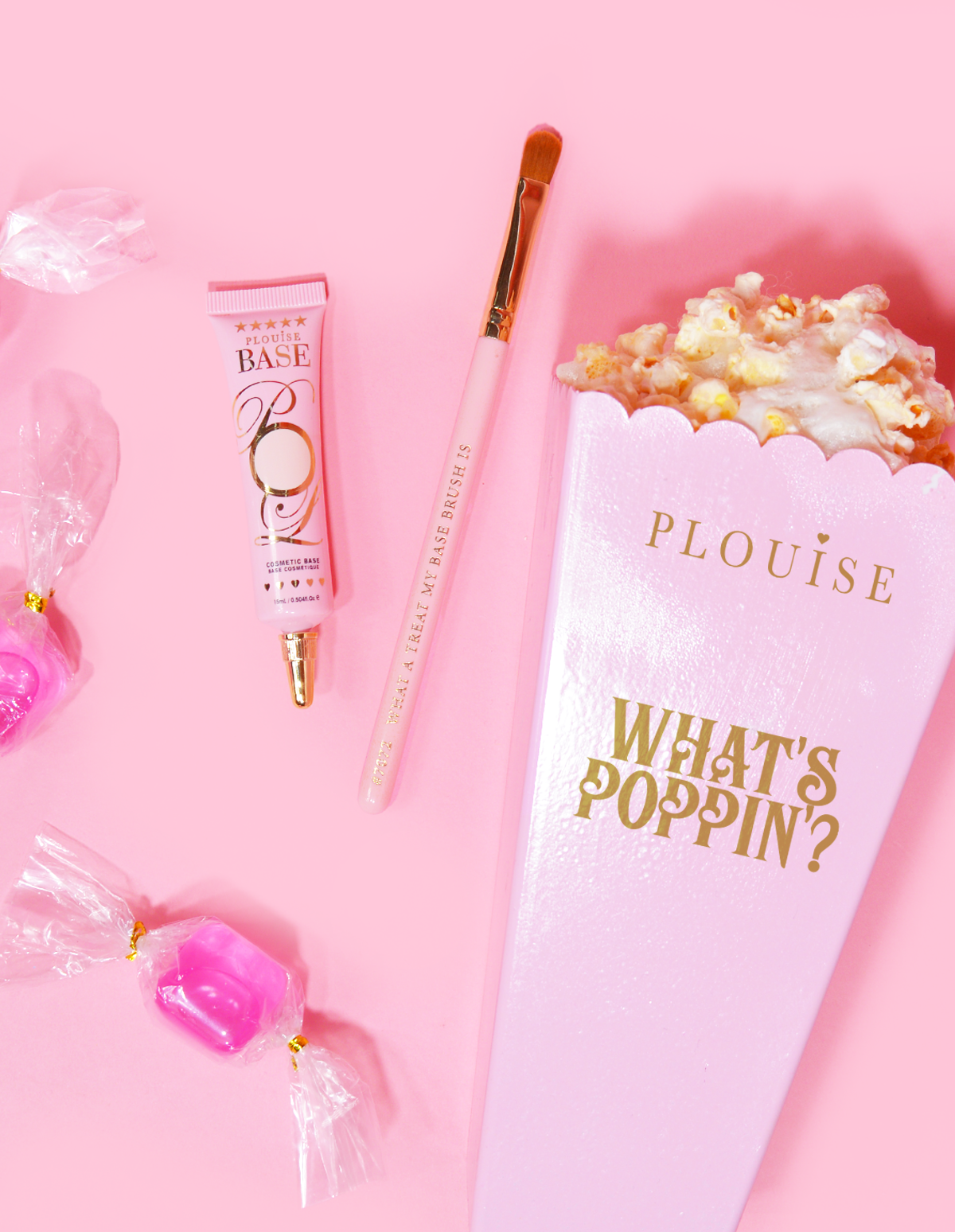 P.Louise Makeup Brush & Base Bundle - 7072 Brush + Shade Choice