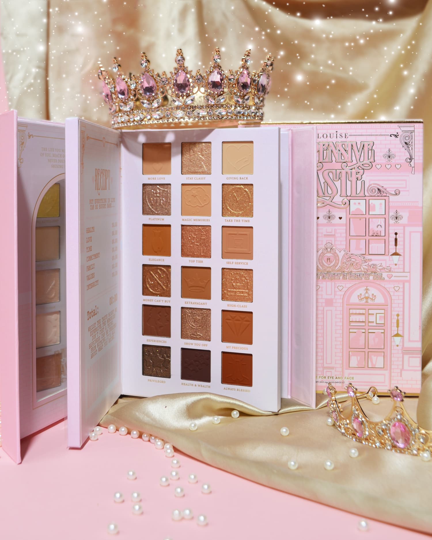 P.Louise Expensive Taste Eyeshadow Palette - Neutral Matte & Shimmer Shades