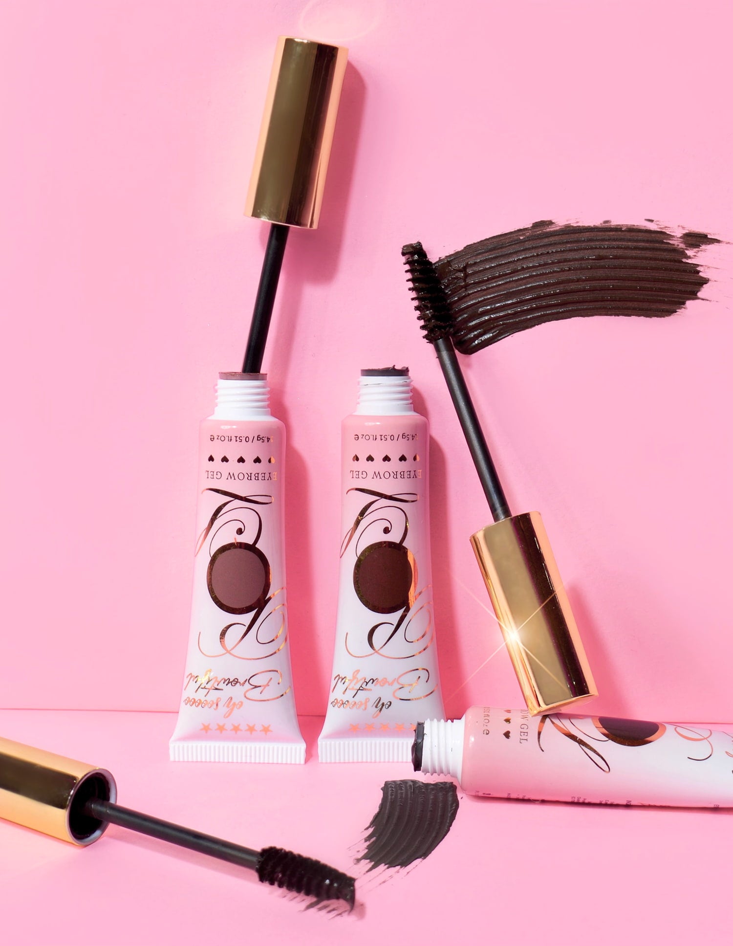 P.Louise Creamy Brow Gel - Long-Lasting Eyebrow Color & Control