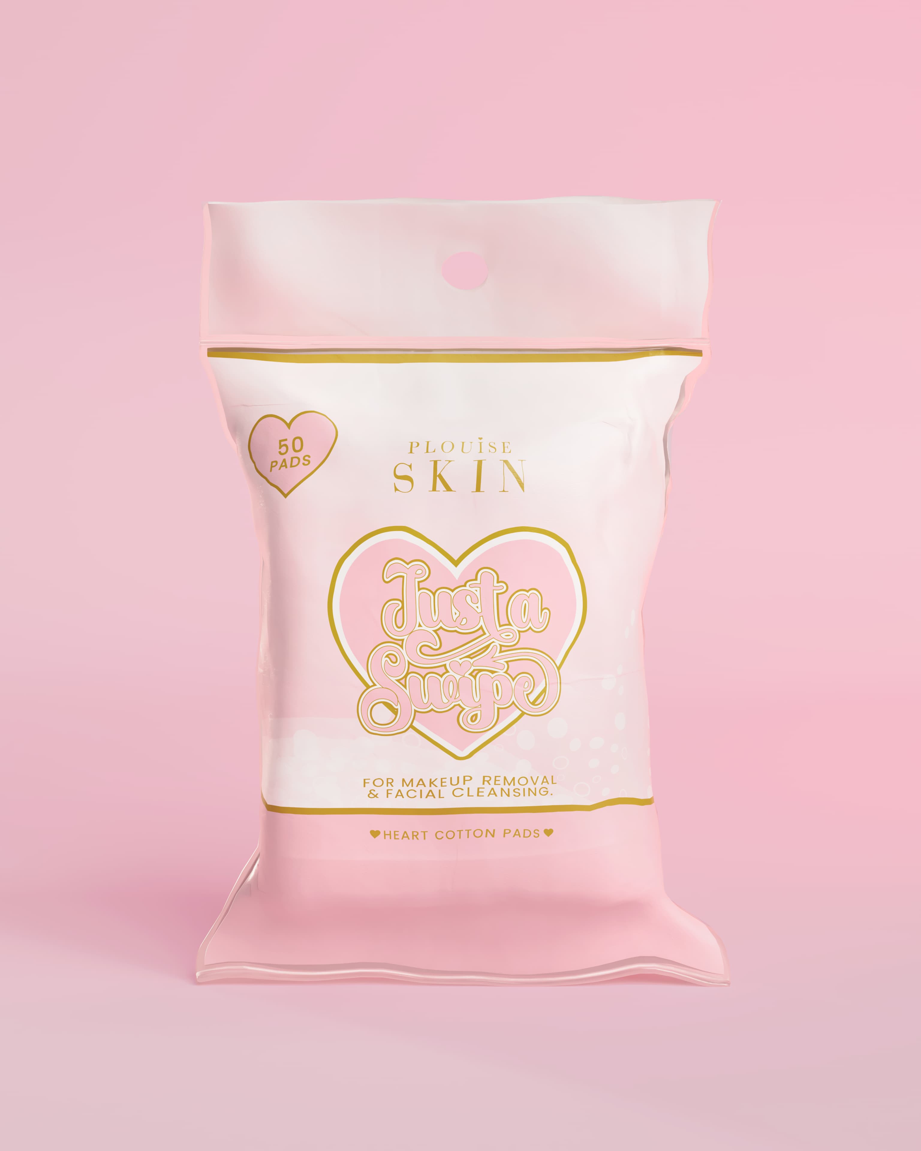 P.Louise Heart-Shaped Cotton Pads for Makeup Removal