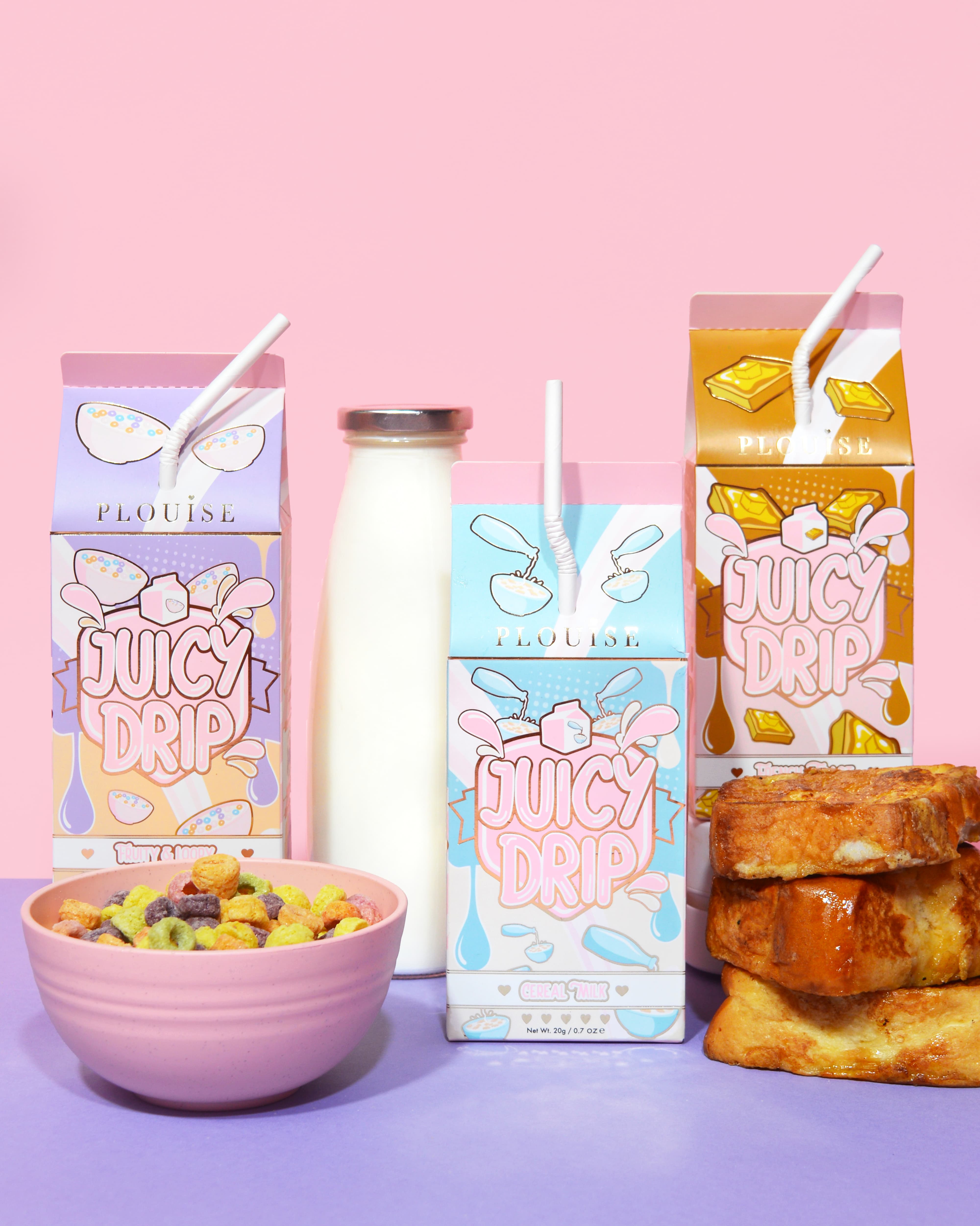P.Louise Juicy Drip Lip Mask & Scrub Duo - Breakfast Flavors