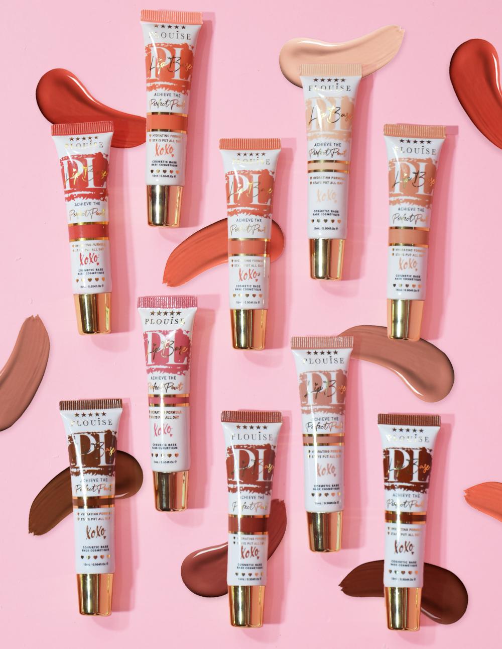 P.Louise Lips On Lock Lip Base Bundle - Hydrating Matte Lipstick Set