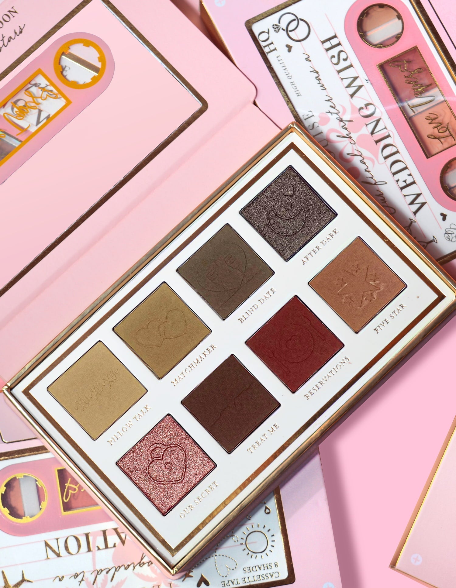 P.Louise Love Tapes Date Night Eyeshadow Palette - 8 Shades