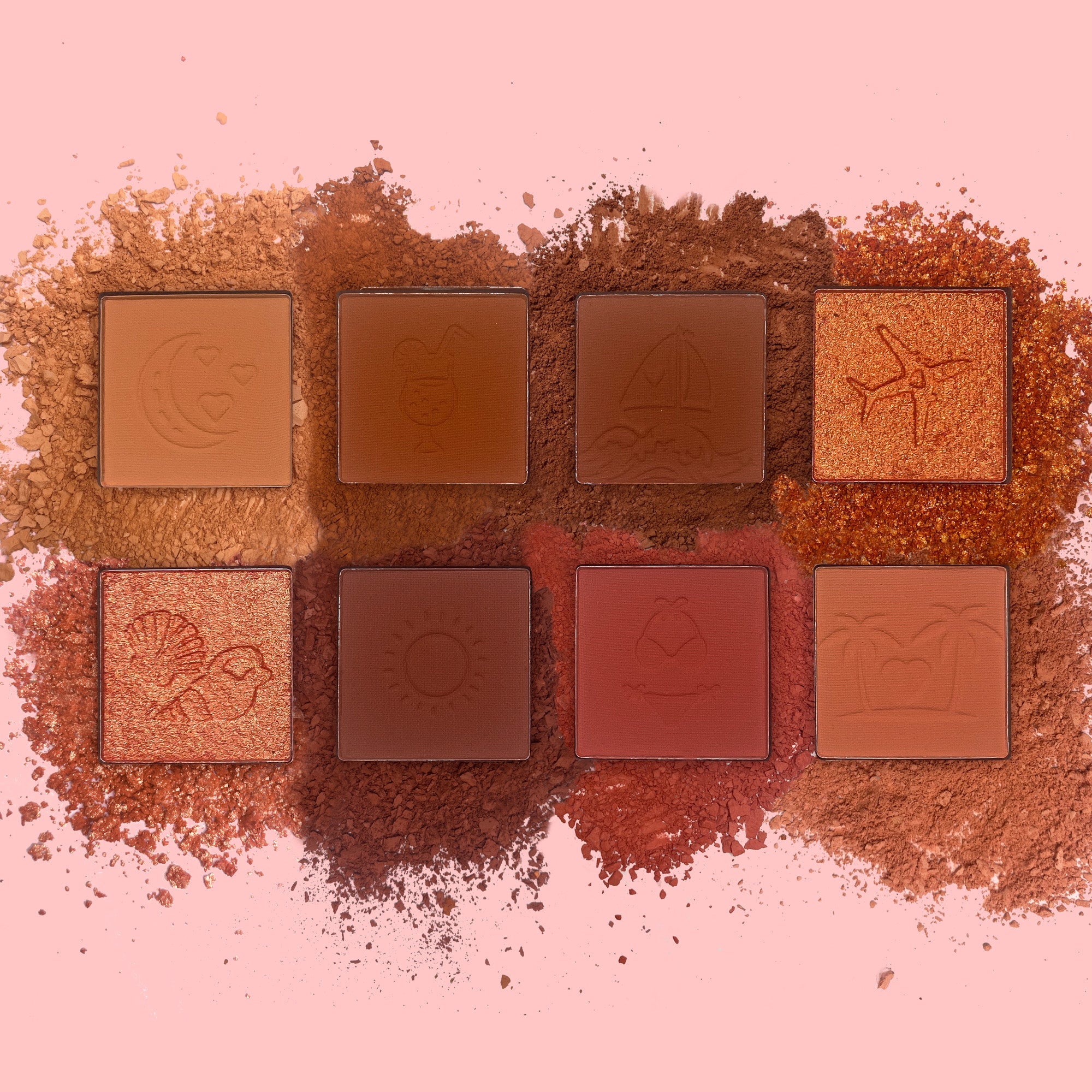 P.Louise Love Tapes Eyeshadow Palette Bundle - 3 Mini Palettes