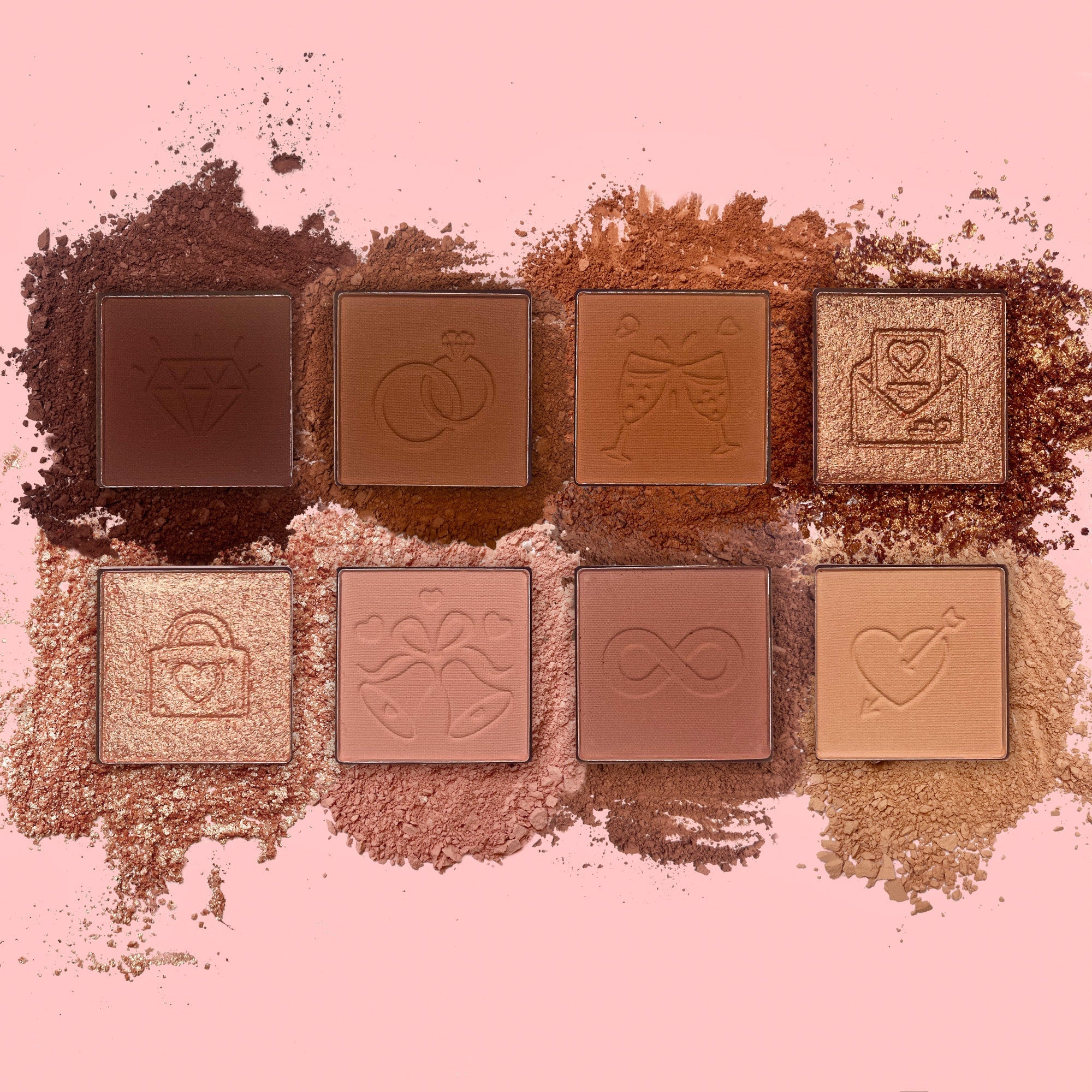 P.Louise Love Tapes Eyeshadow Palette Bundle - 3 Mini Palettes