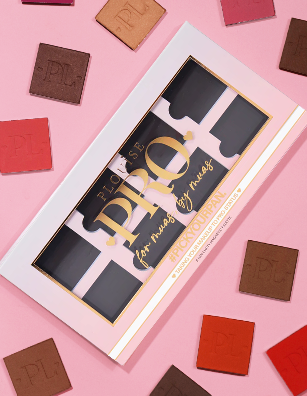 P.Louise Magnetic Makeup Palette - 8-Pan Pro Blusher & Bronzer Holder