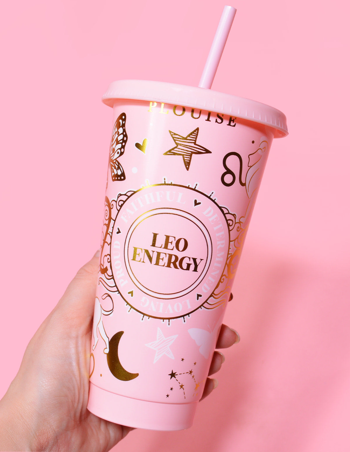 P.Louise Zodiac Reusable Tumbler Cup - 710ml Horoscope Design
