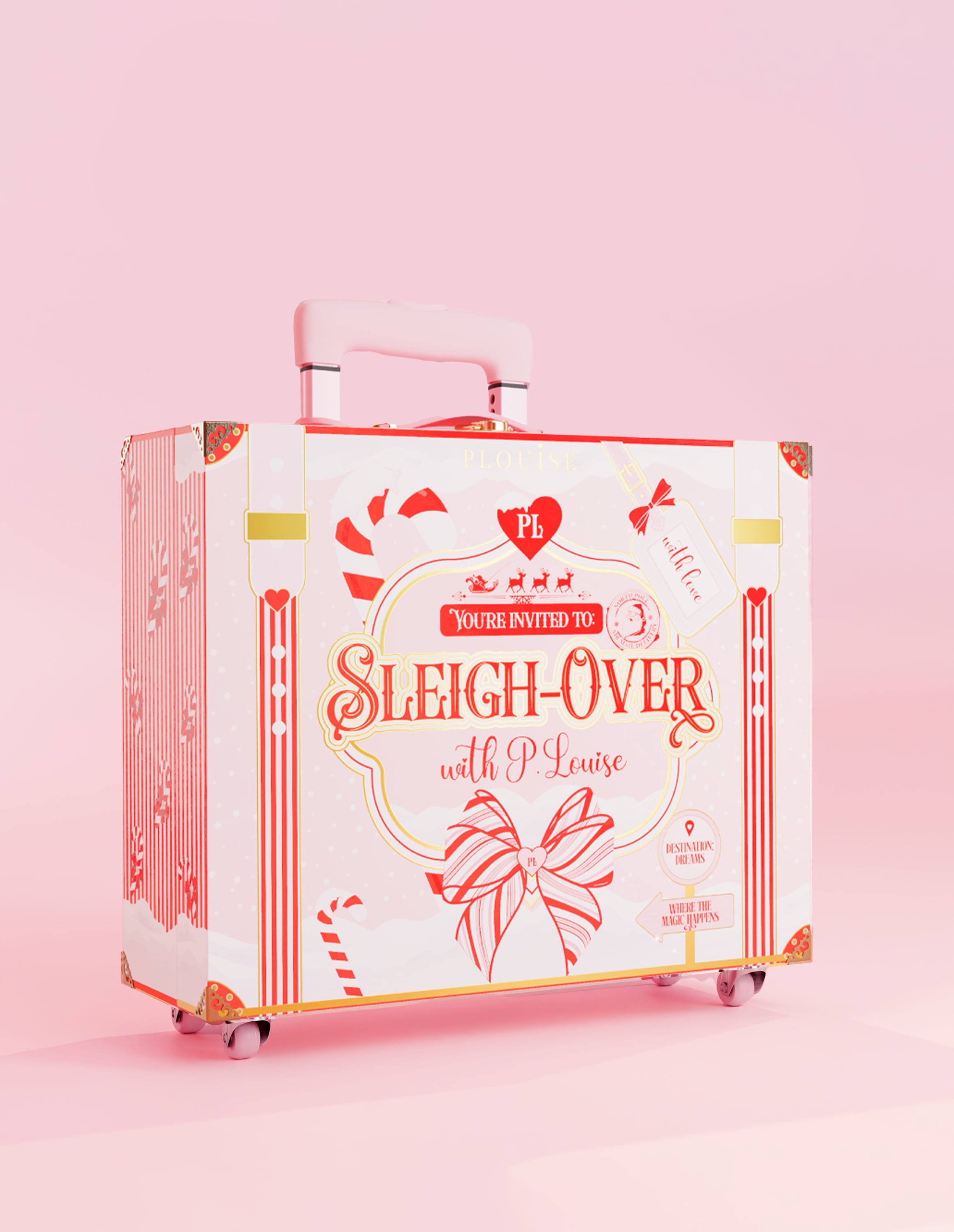 P.Louise Festive Sleigh Suitcase Gift Packaging
