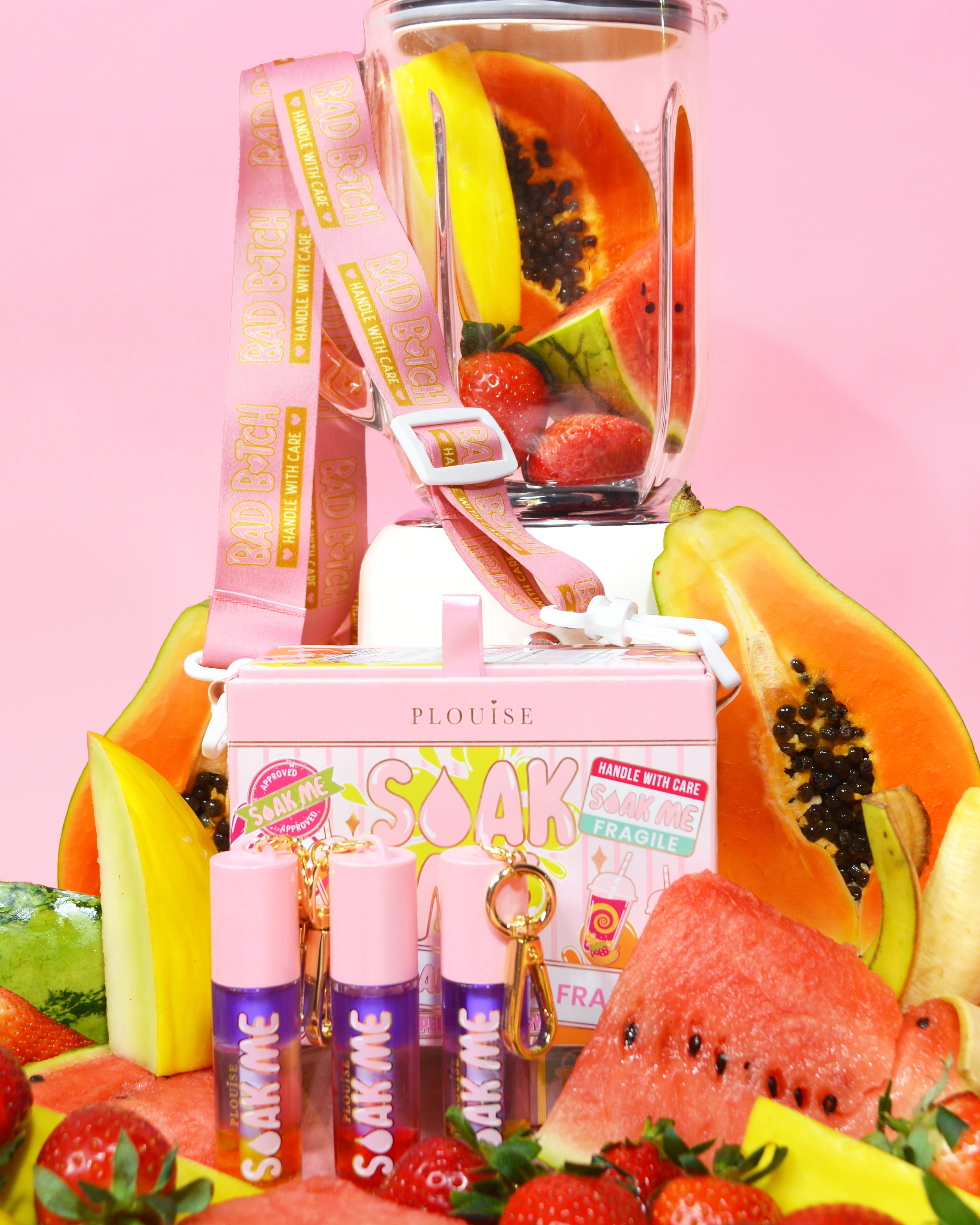 P.Louise Lip Oil Trio - Nourishing Smoothie Flavors Set