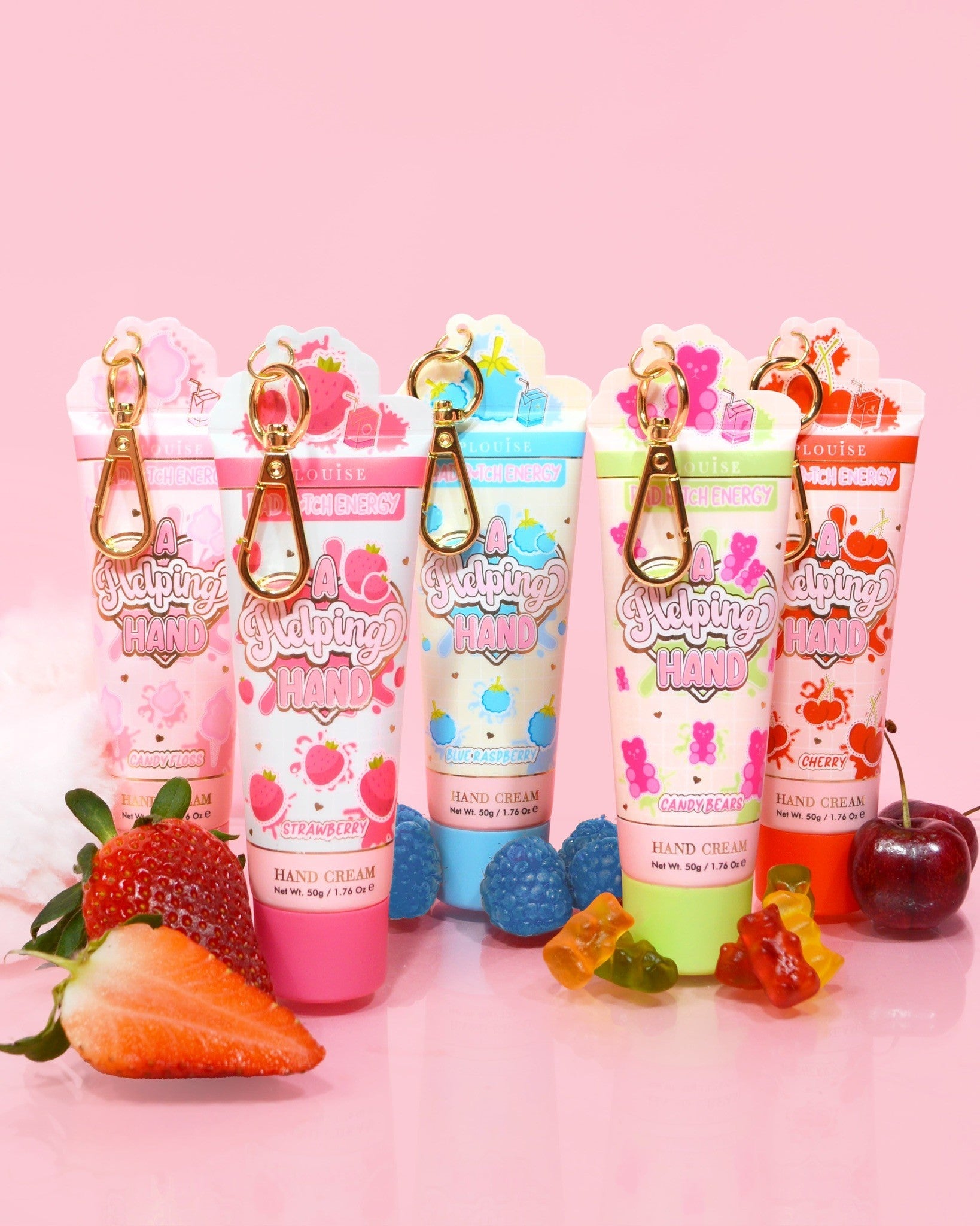 P.Louise Hand Cream Set - 5 Sweet Scented Hydrating Lotions