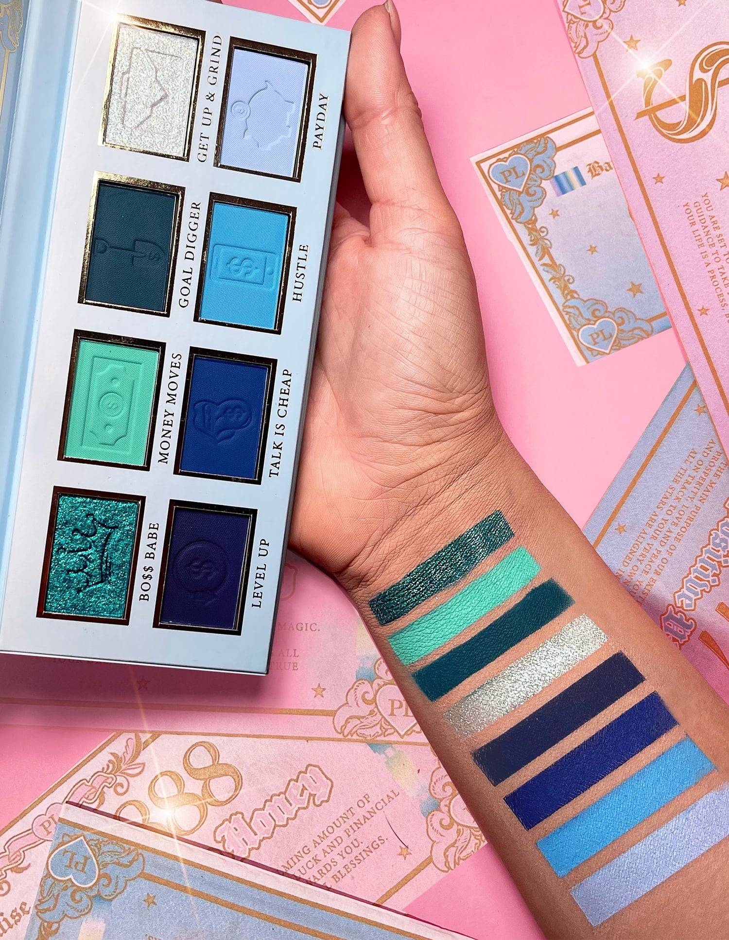 P.Louise Stack Em Up Eyeshadow Palette - Talk Is Cheap 8-Pan