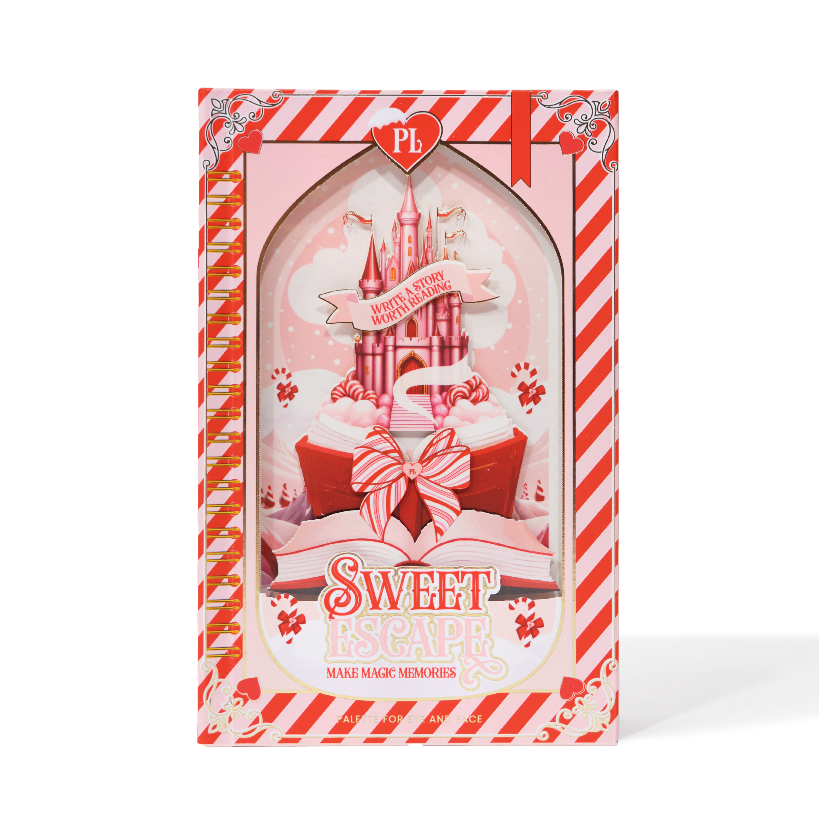 P.Louise Sweet Escape Eyeshadow & Face Palette - 18 Shades Holiday Makeup Set