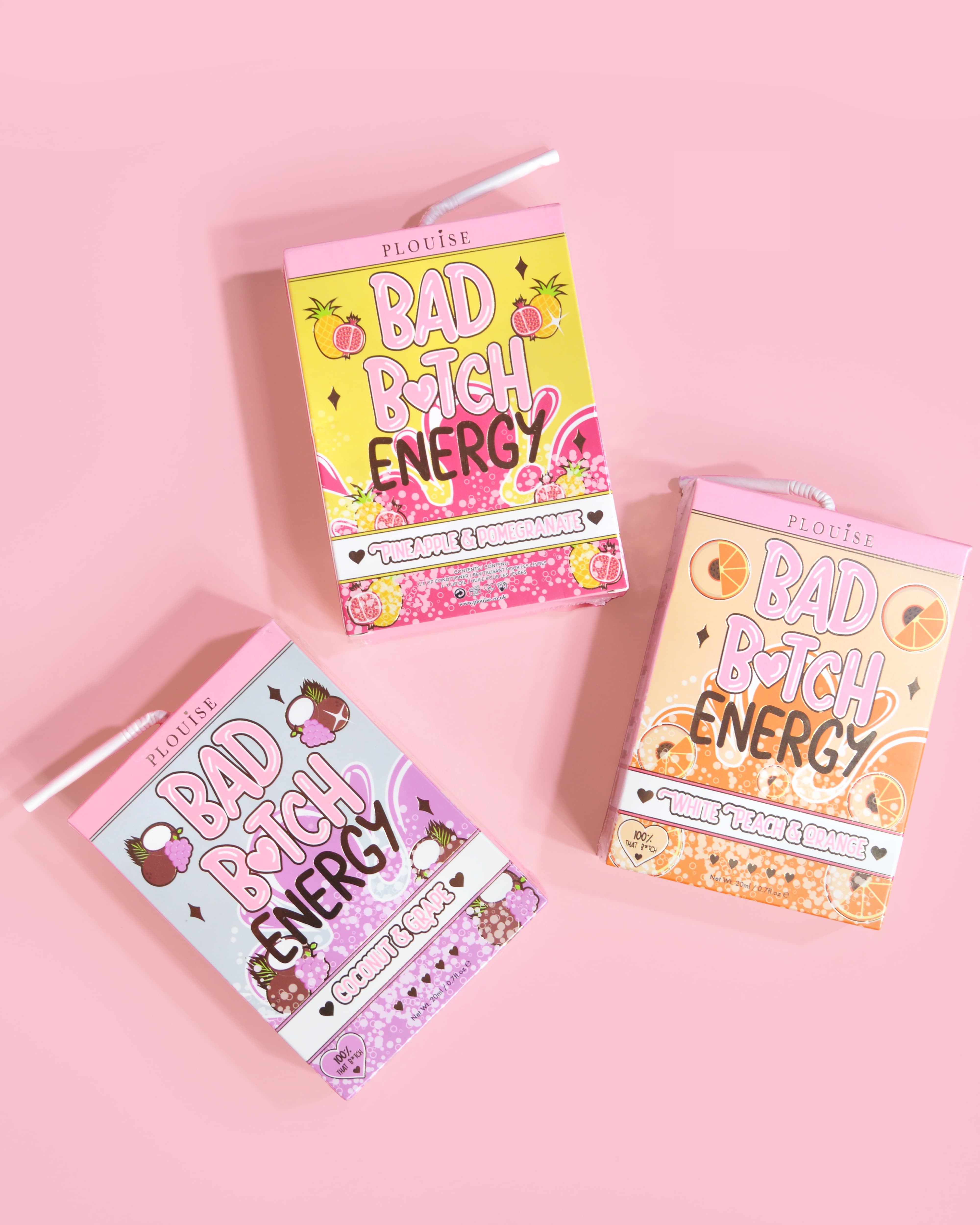 P.Louise Bad B Energy Lip Duo Bundle - 3 Fruity Summer Scents