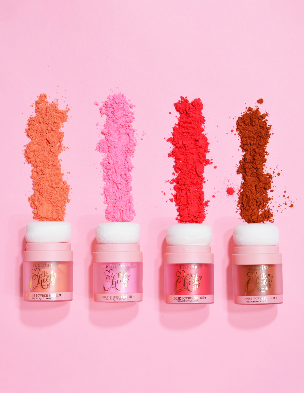 P.Louise Loose Powder Blush with Sponge Applicator