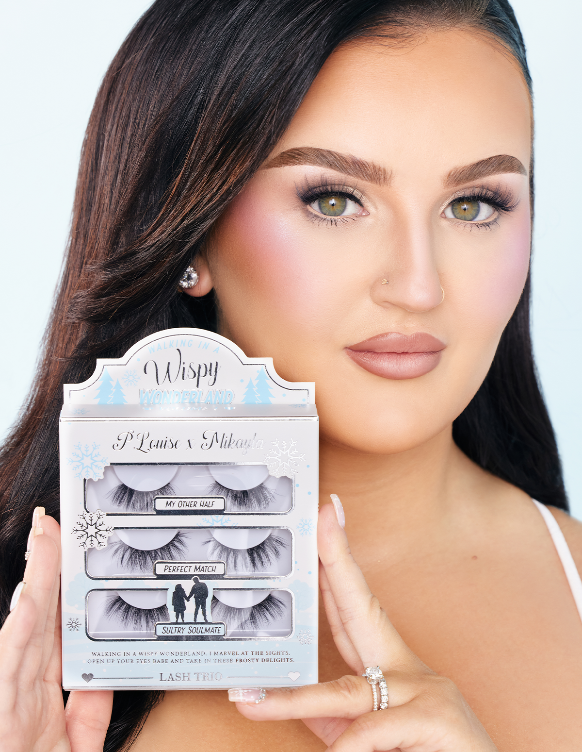 P.Louise x Mikayla Wispy Wonderland False Eyelashes Set - Volume 1