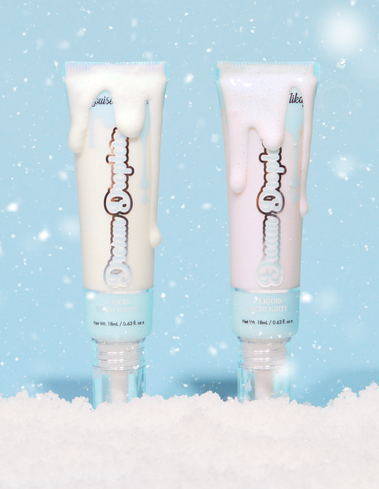 P.Louise x Mikayla Dream Droplets Liquid Highlighter Duo - Eternal Ice & Forever Frozen