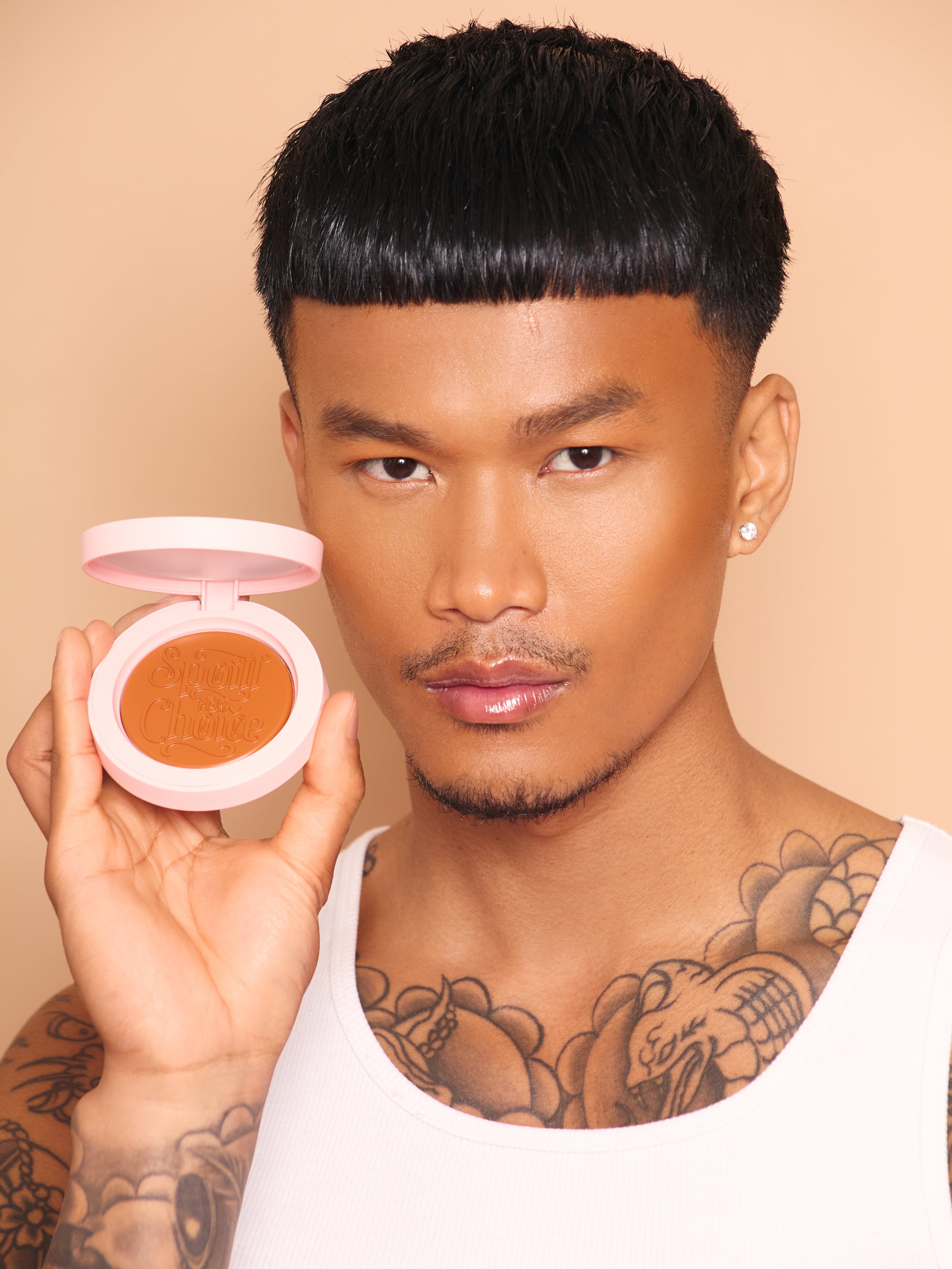 P.Louise Vegan Cream Bronzer - 20 Shades, Matte Finish, Buildable Coverage