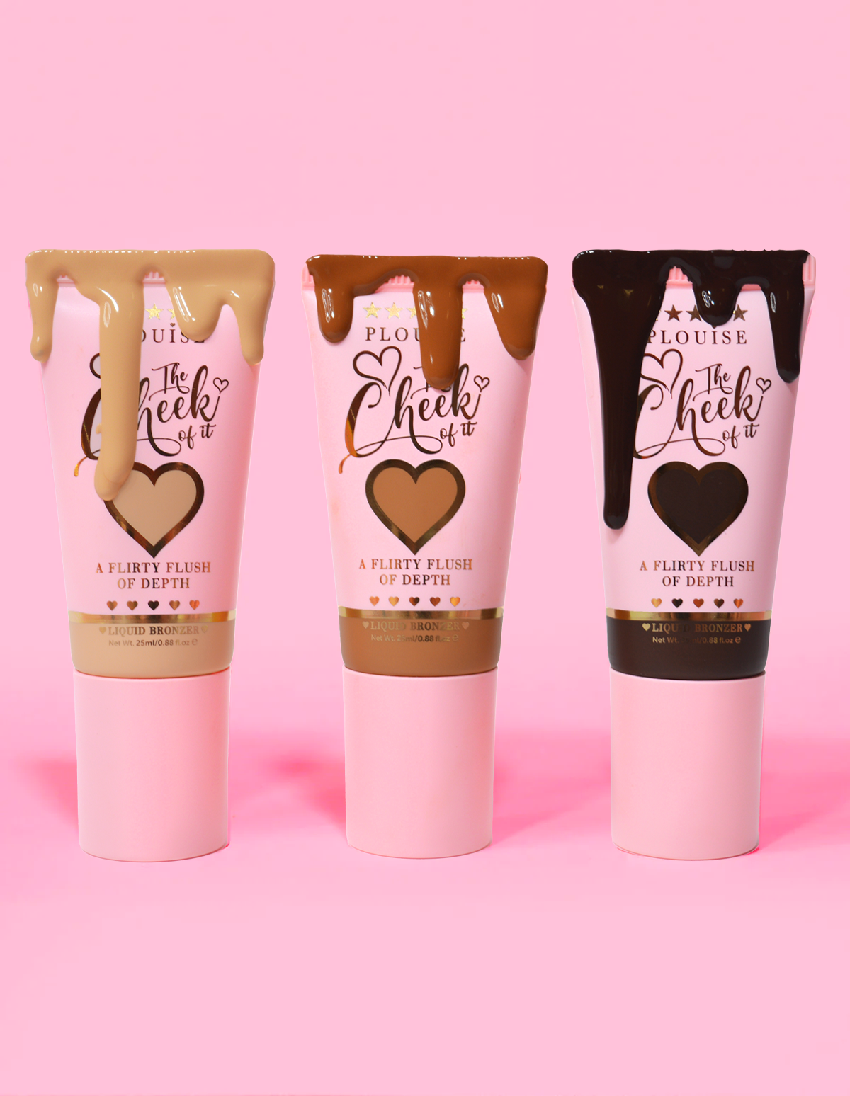 Plouise Liquid Bronzer - Buildable, Blendable Cheek Contour