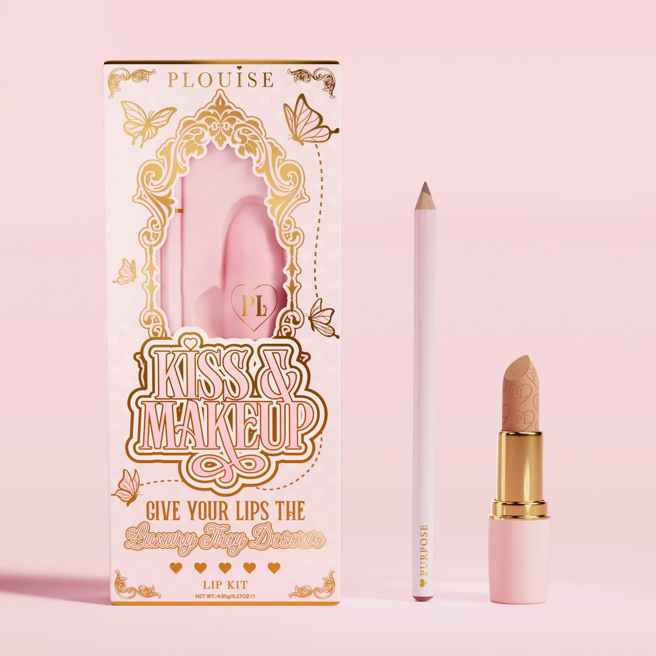 Kiss and Makeup Lipstick & Lip Liner Set - 12 Shades