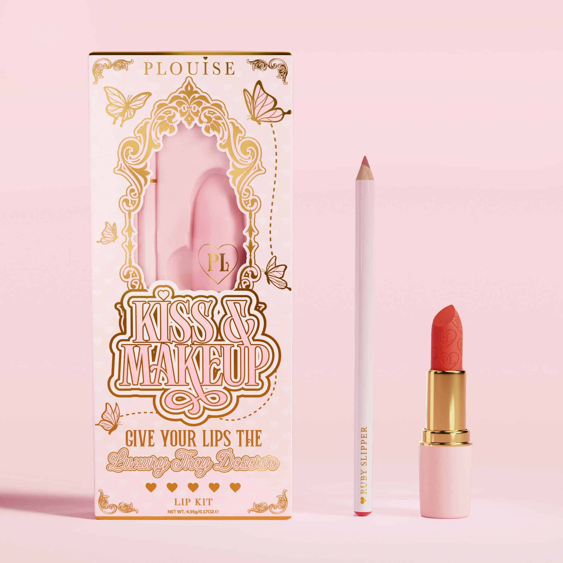 Kiss and Makeup Lipstick & Lip Liner Set - 12 Shades