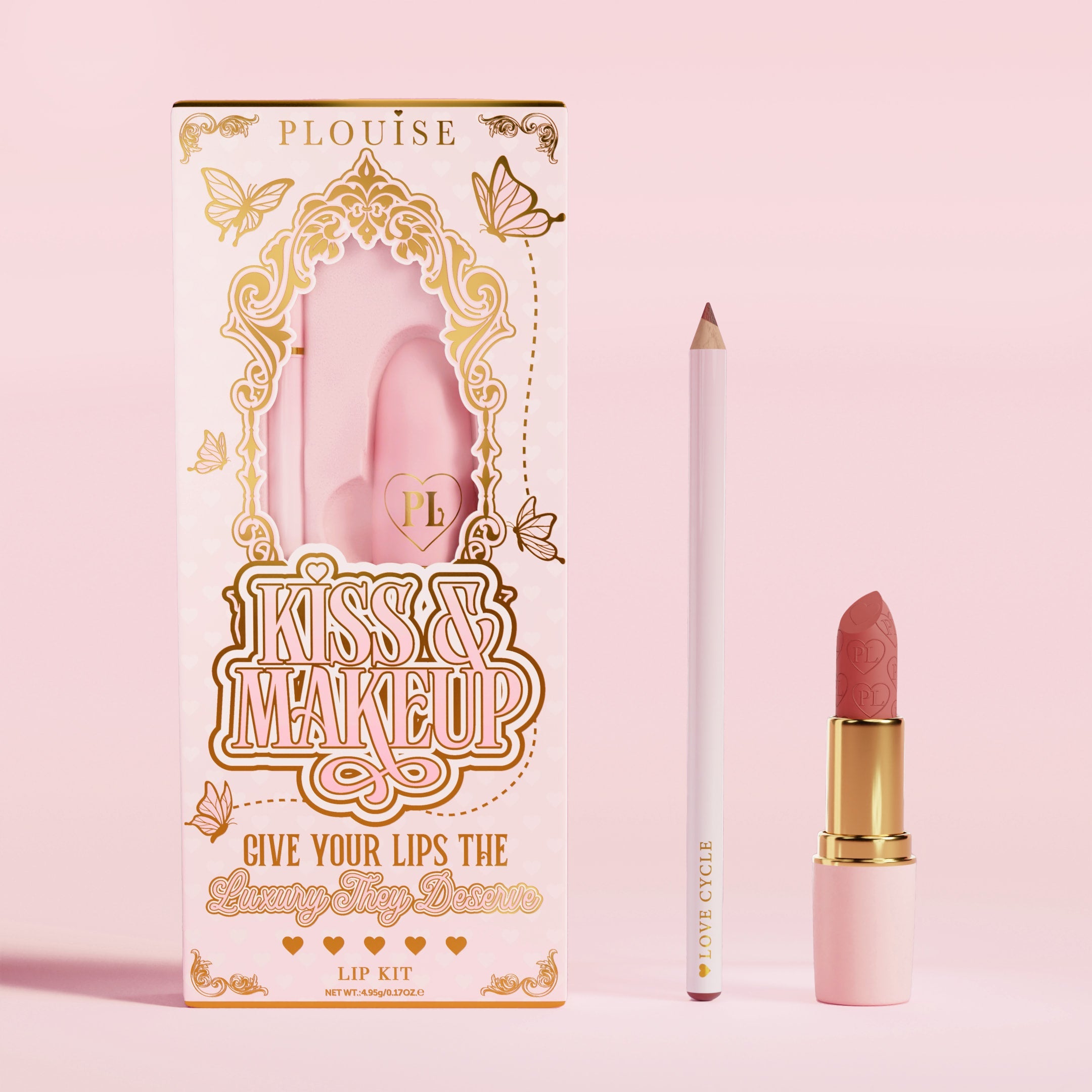 Kiss and Makeup Lipstick & Lip Liner Set - 12 Shades