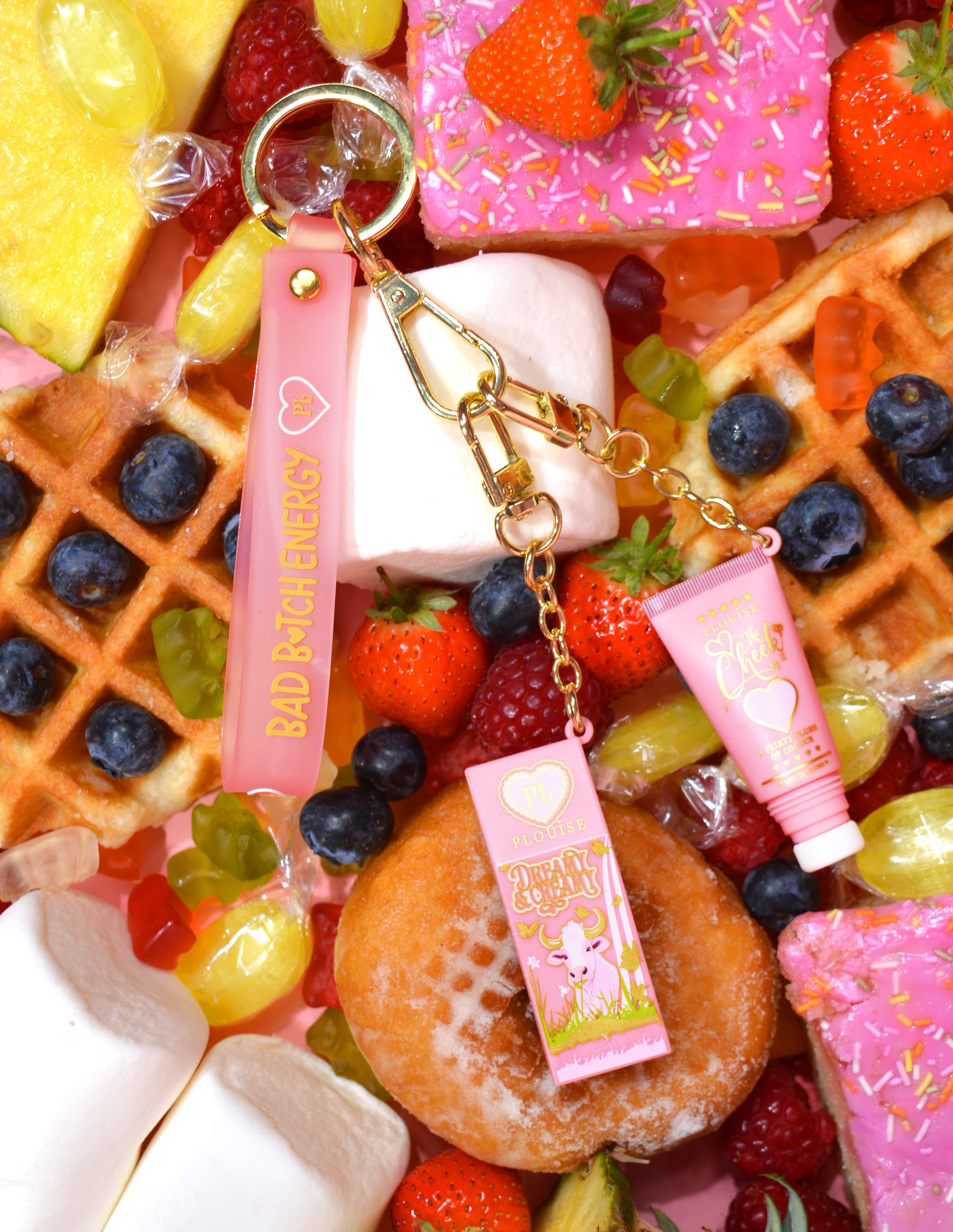 P.Louise Scented Keyring Charms - Blue Raspberry Fragrance, Durable Accessories
