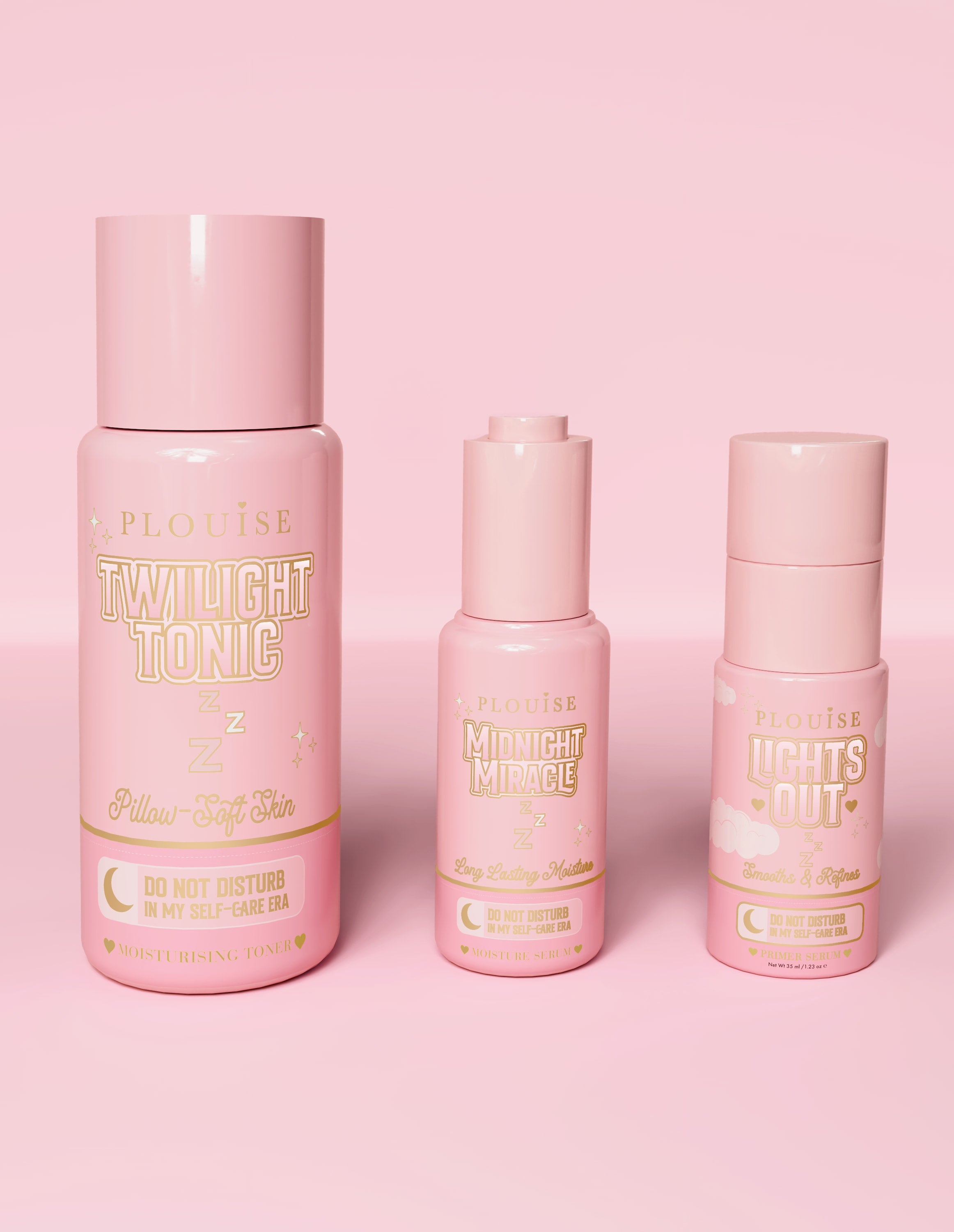 Nighttime Skincare Bundle - Bedtime Routine Set with Toner & Serum