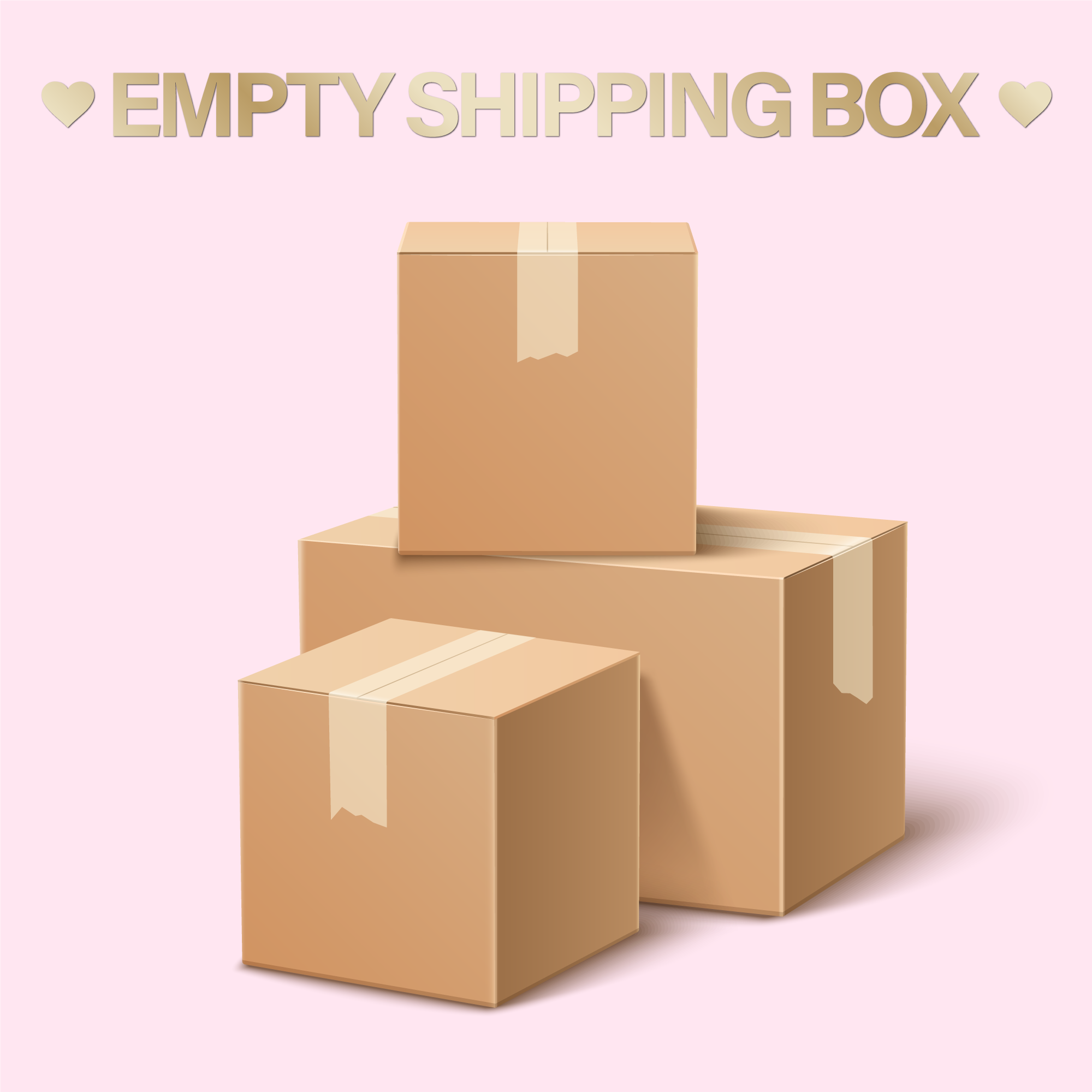 Empty Shipping Box 21x19x8cm - Reusable Cardboard Box for Packaging & Storage
