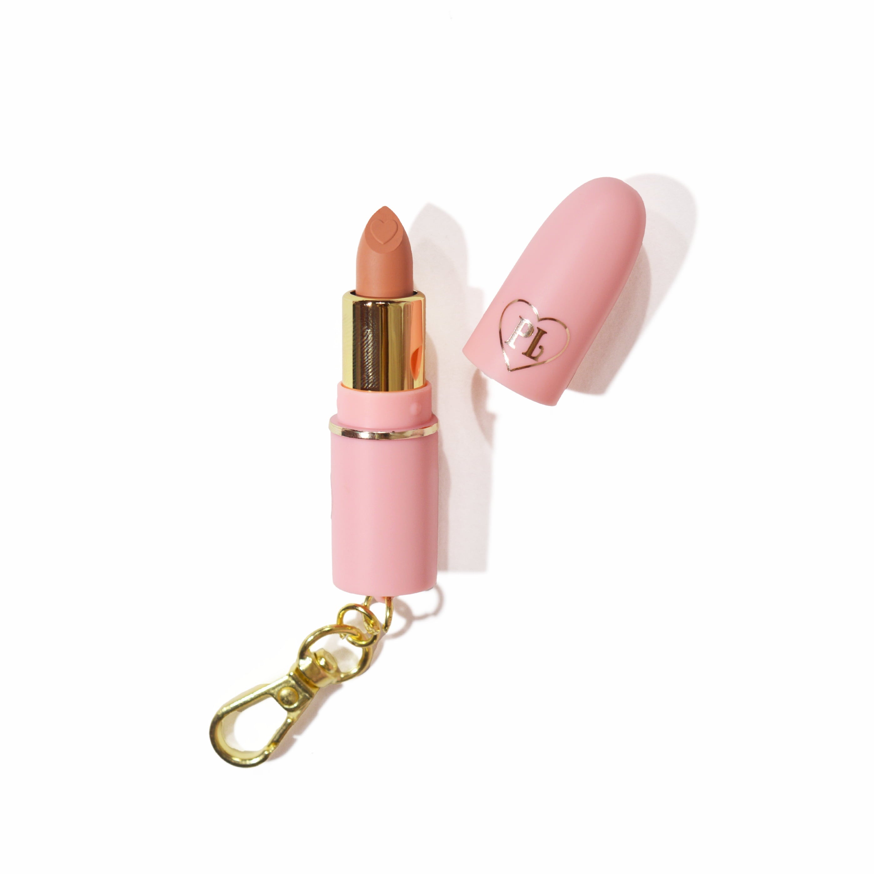 Mini Lipstick Keychain - Matte, Portable & Non-Drying for On-the-Go Touch Ups