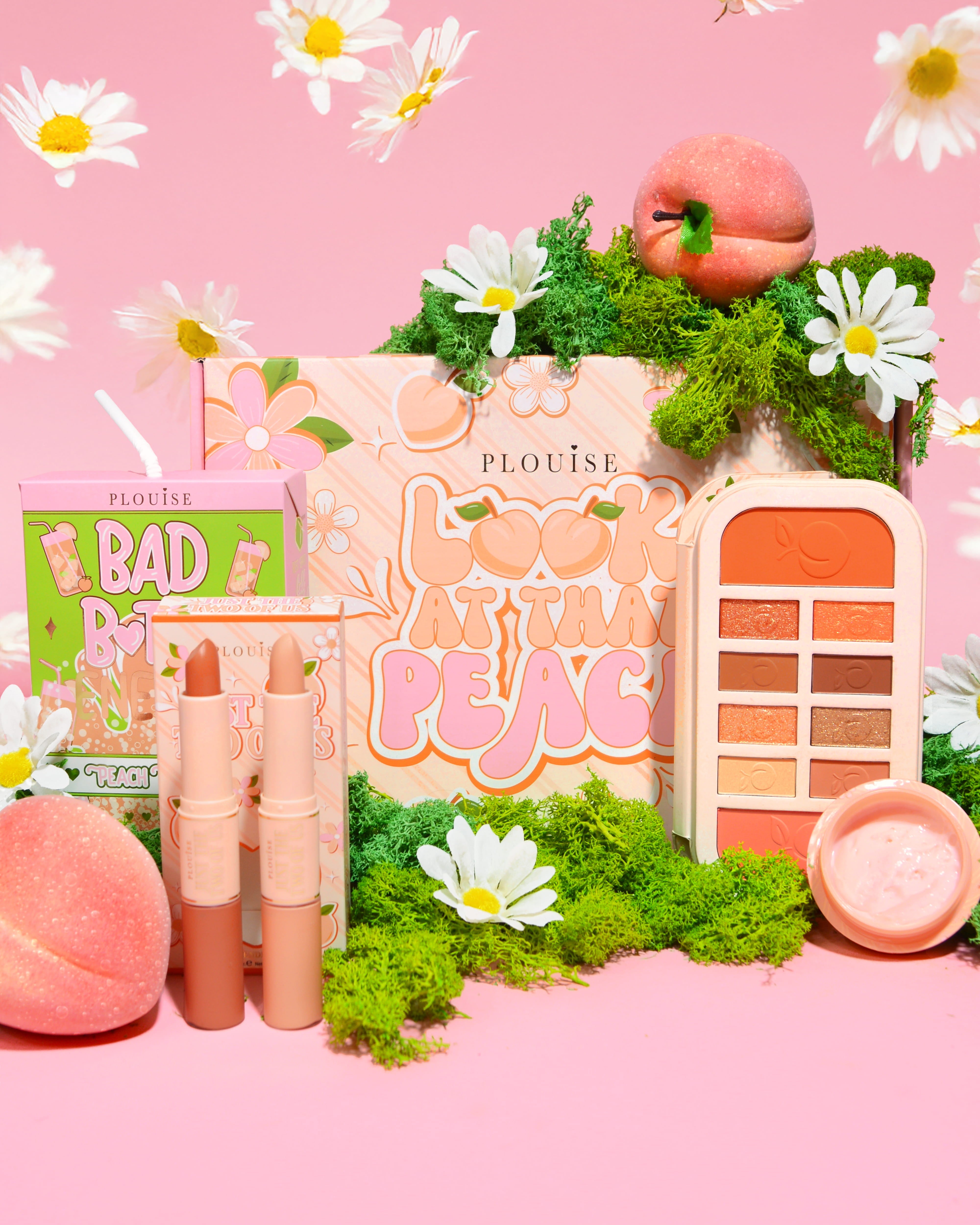 P.Louise Peach Bundle – Hydrating Skincare & Makeup Set