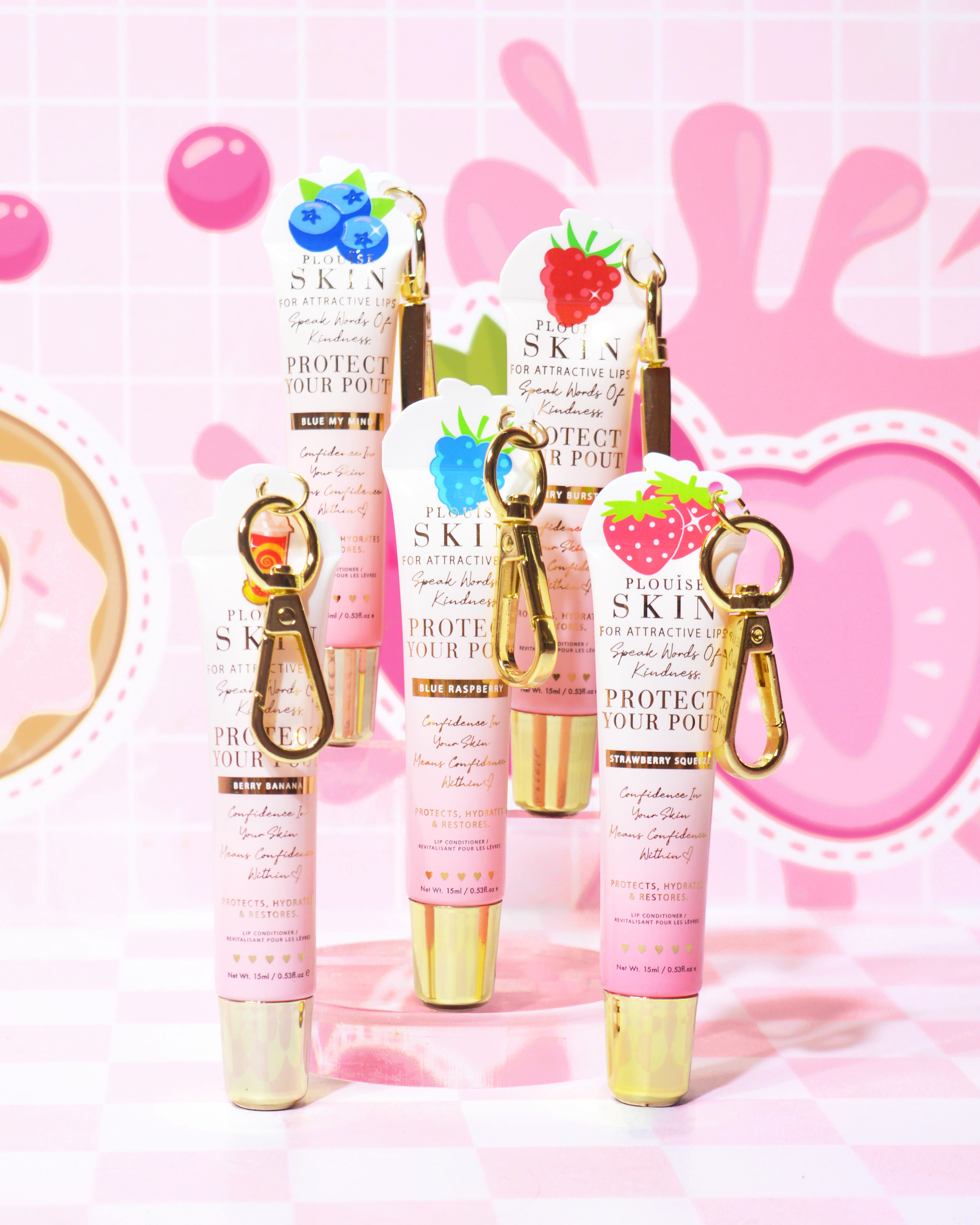 P. Louise Forbidden Fruit Lip Conditioner Bundle – 5 Nourishing Flavors