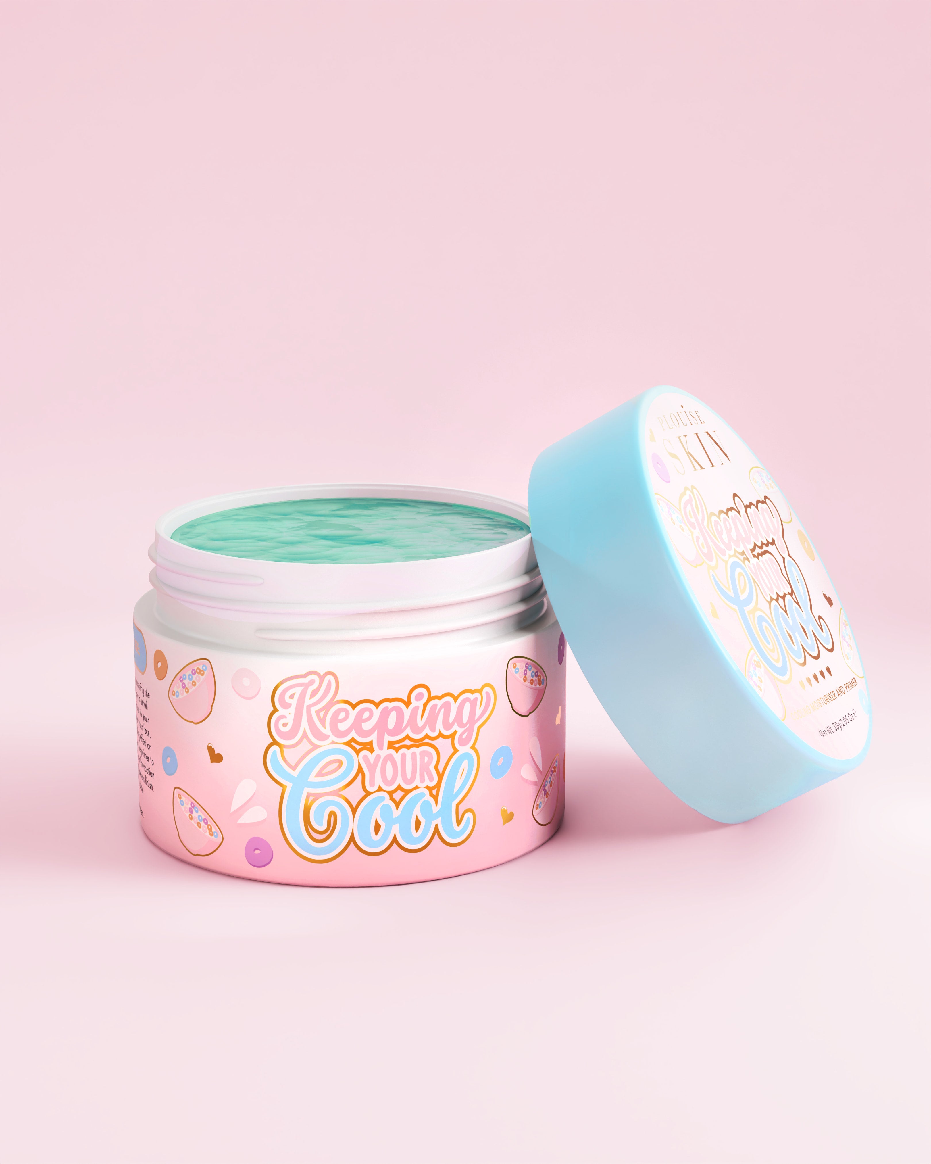 P. Louise Cooling Jelly Primer & Moisturizer for Redness & Hydration