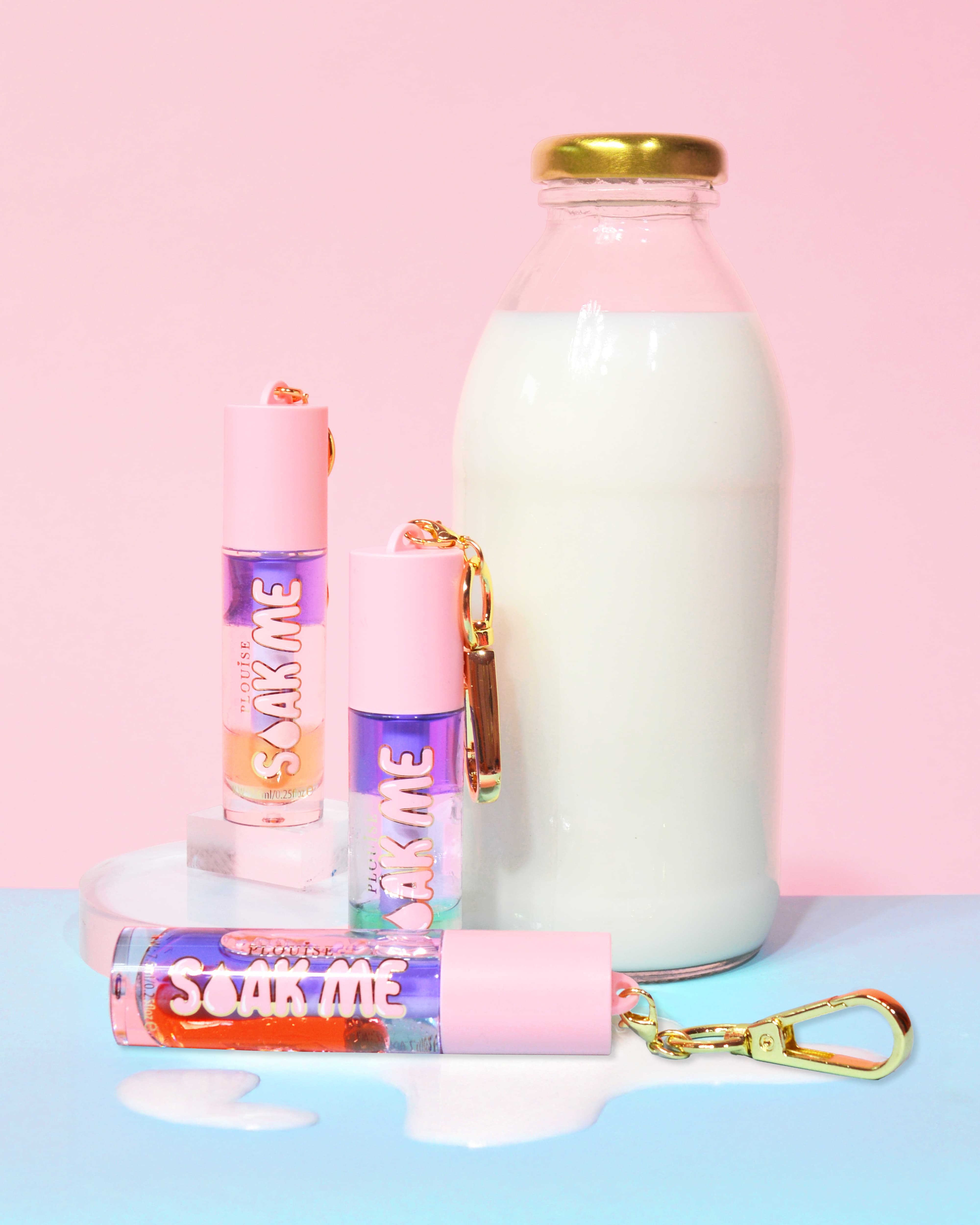 P. Louise Hydrating Lip Oil Trio - Breakfast Flavors Bundle