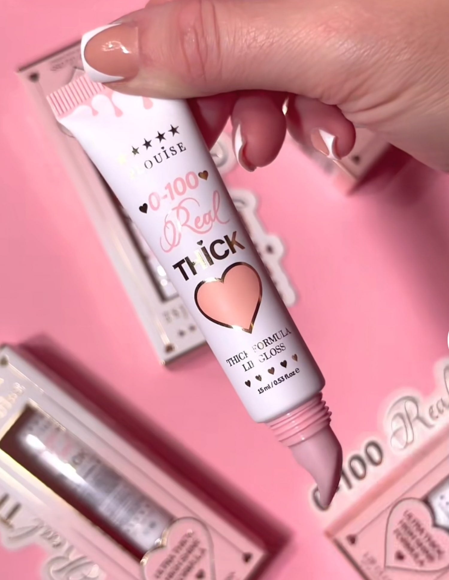 P.Louise Real Thick Lip Gloss - High Shine, Opaque Finish