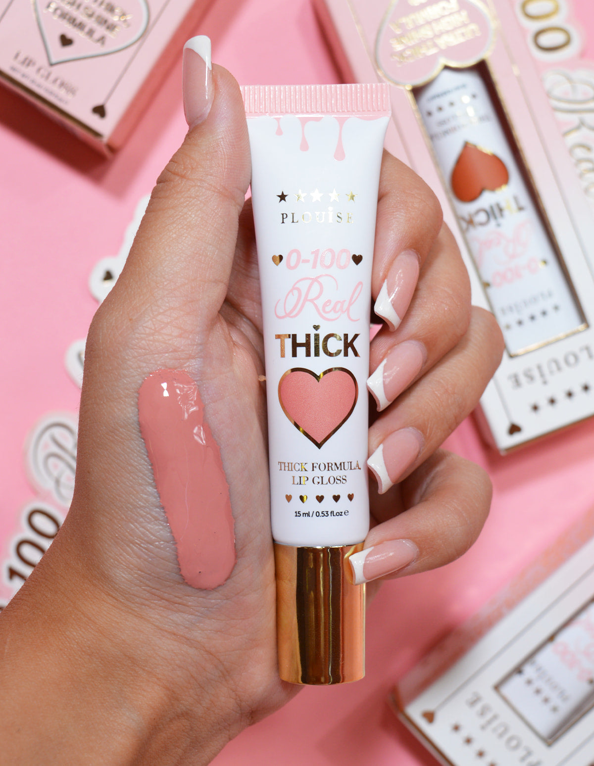 P.Louise Real Thick Lip Gloss - High Shine, Opaque Finish