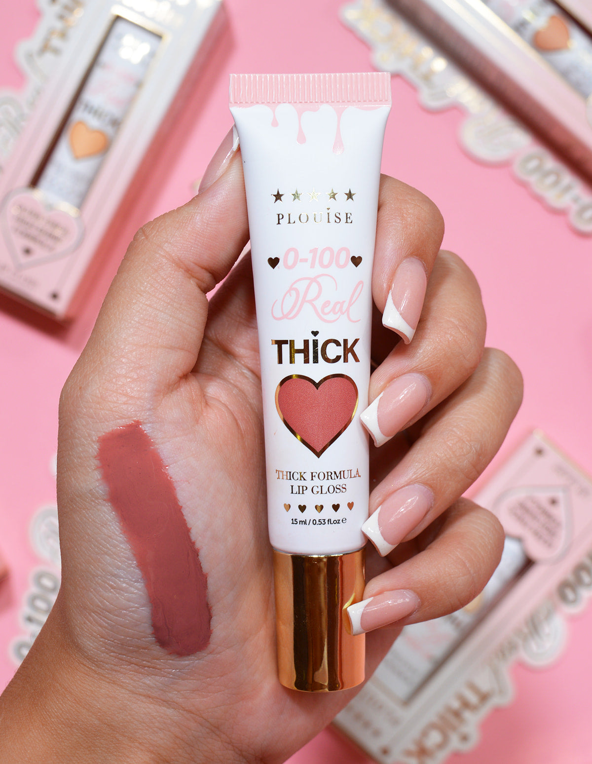 P.Louise Real Thick Lip Gloss - High Shine, Opaque Finish