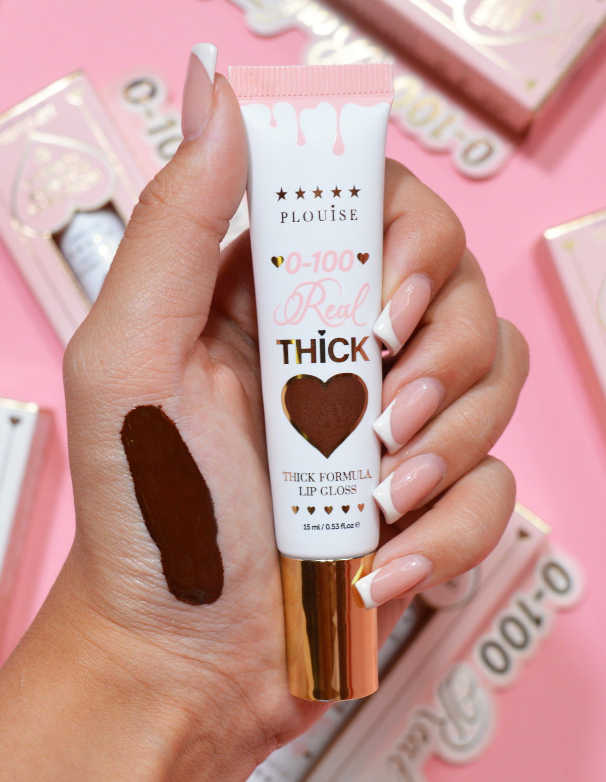 P.Louise Real Thick Lip Gloss - High Shine, Opaque Finish