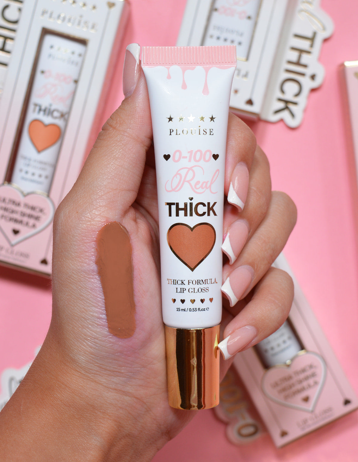 P.Louise Real Thick Lip Gloss - High Shine, Opaque Finish