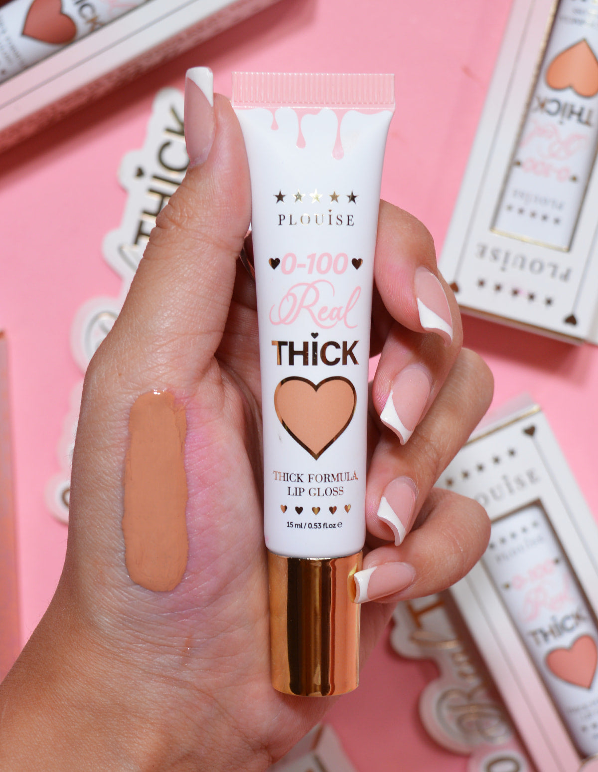 P.Louise Real Thick Lip Gloss - High Shine, Opaque Finish