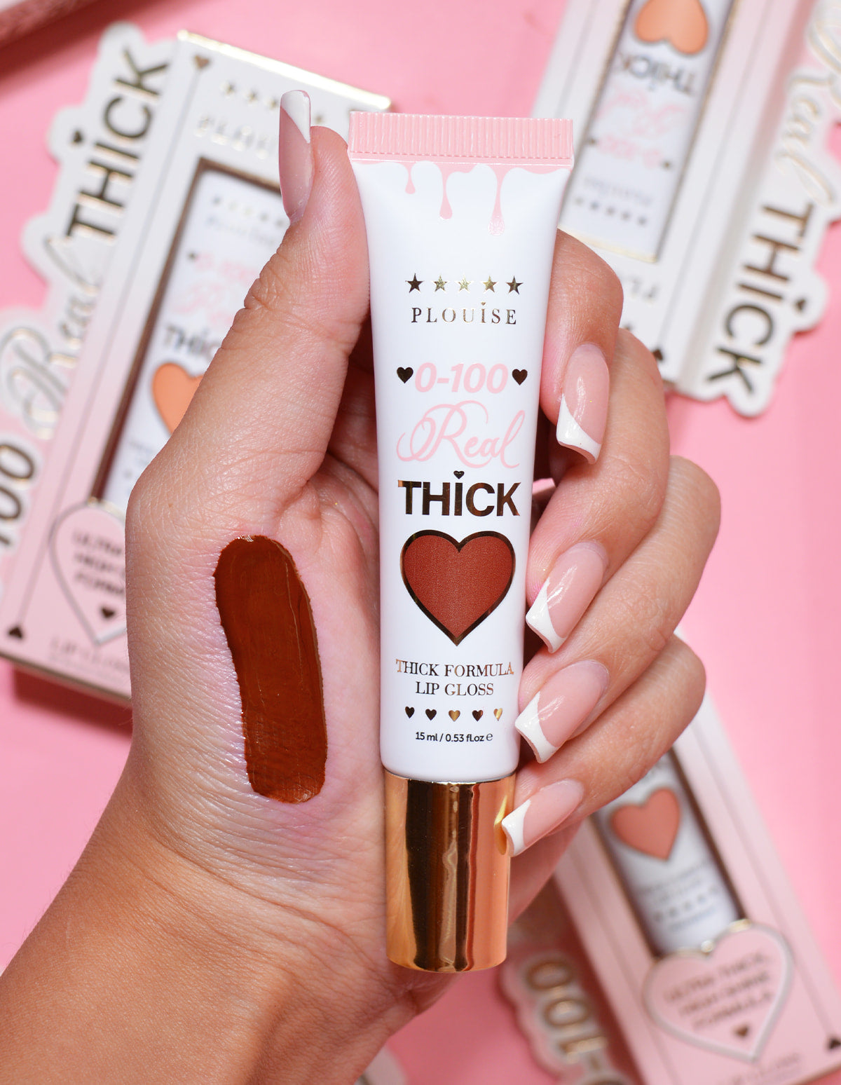 P.Louise Real Thick Lip Gloss - High Shine, Opaque Finish