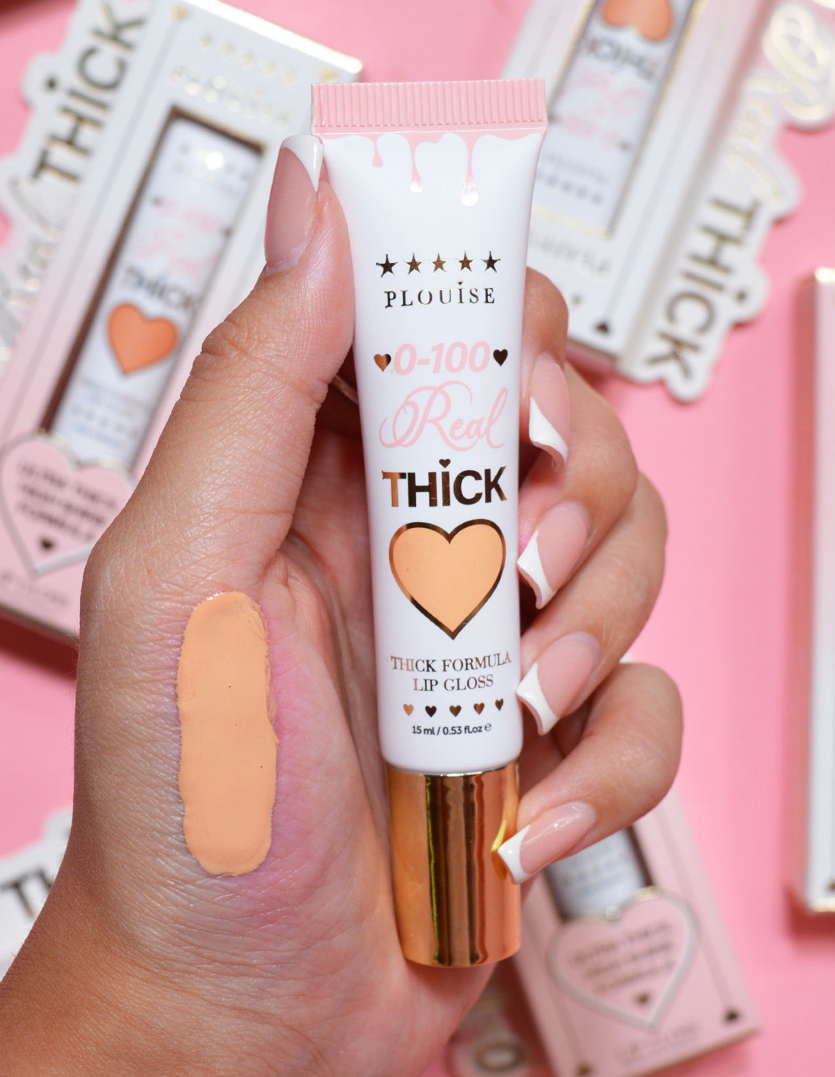 P.Louise Real Thick Lip Gloss - High Shine, Opaque Finish