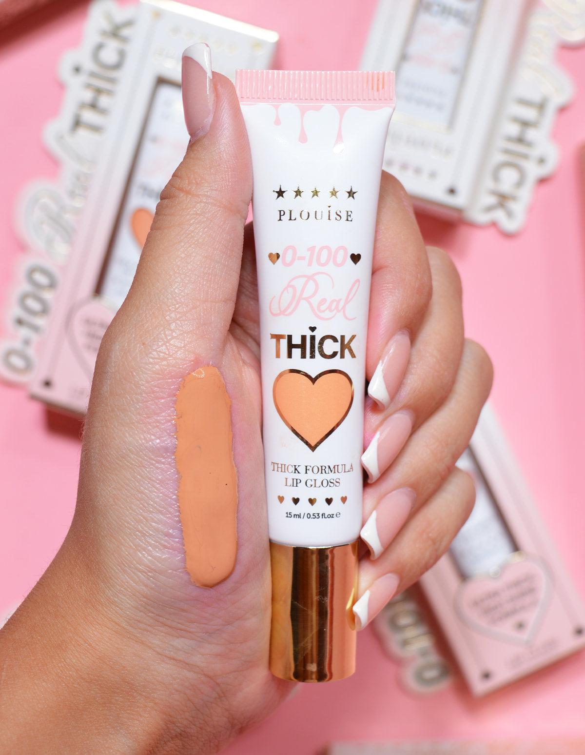P.Louise Real Thick Lip Gloss - High Shine, Opaque Finish