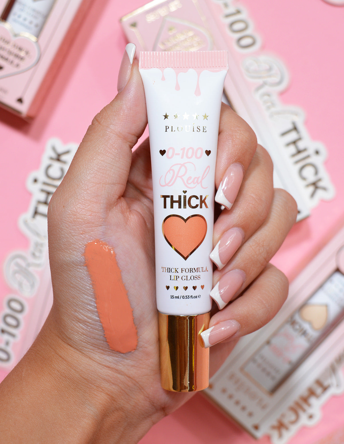 P.Louise Real Thick Lip Gloss - High Shine, Opaque Finish