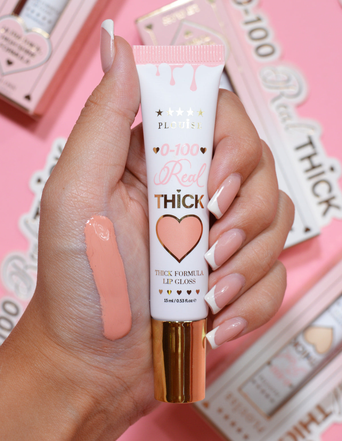 P.Louise Real Thick Lip Gloss - High Shine, Opaque Finish