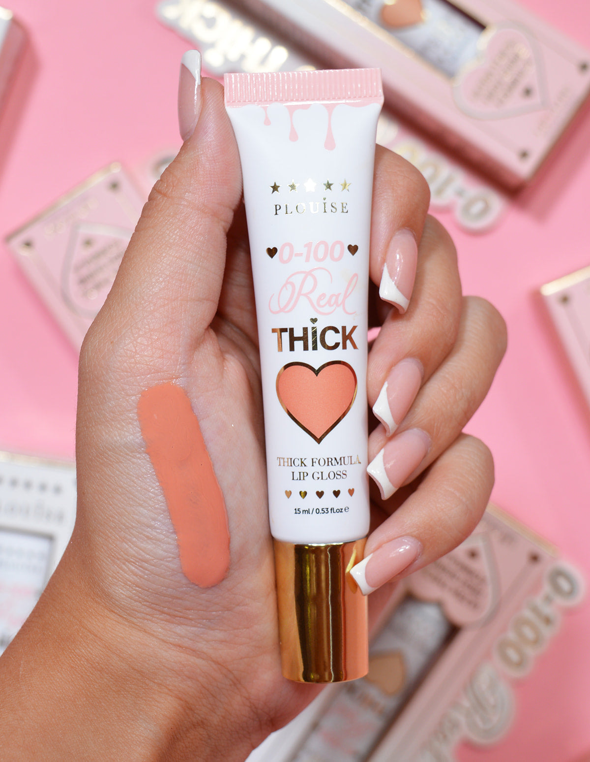 P.Louise Real Thick Lip Gloss - High Shine, Opaque Finish