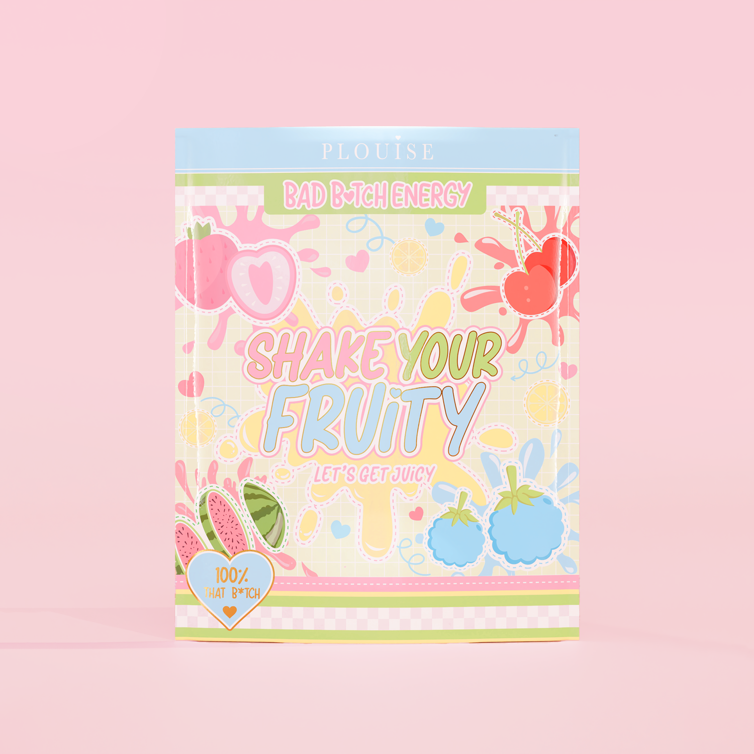 P.Louise 100% That Bitch Waterproof Jelly Makeup Bag